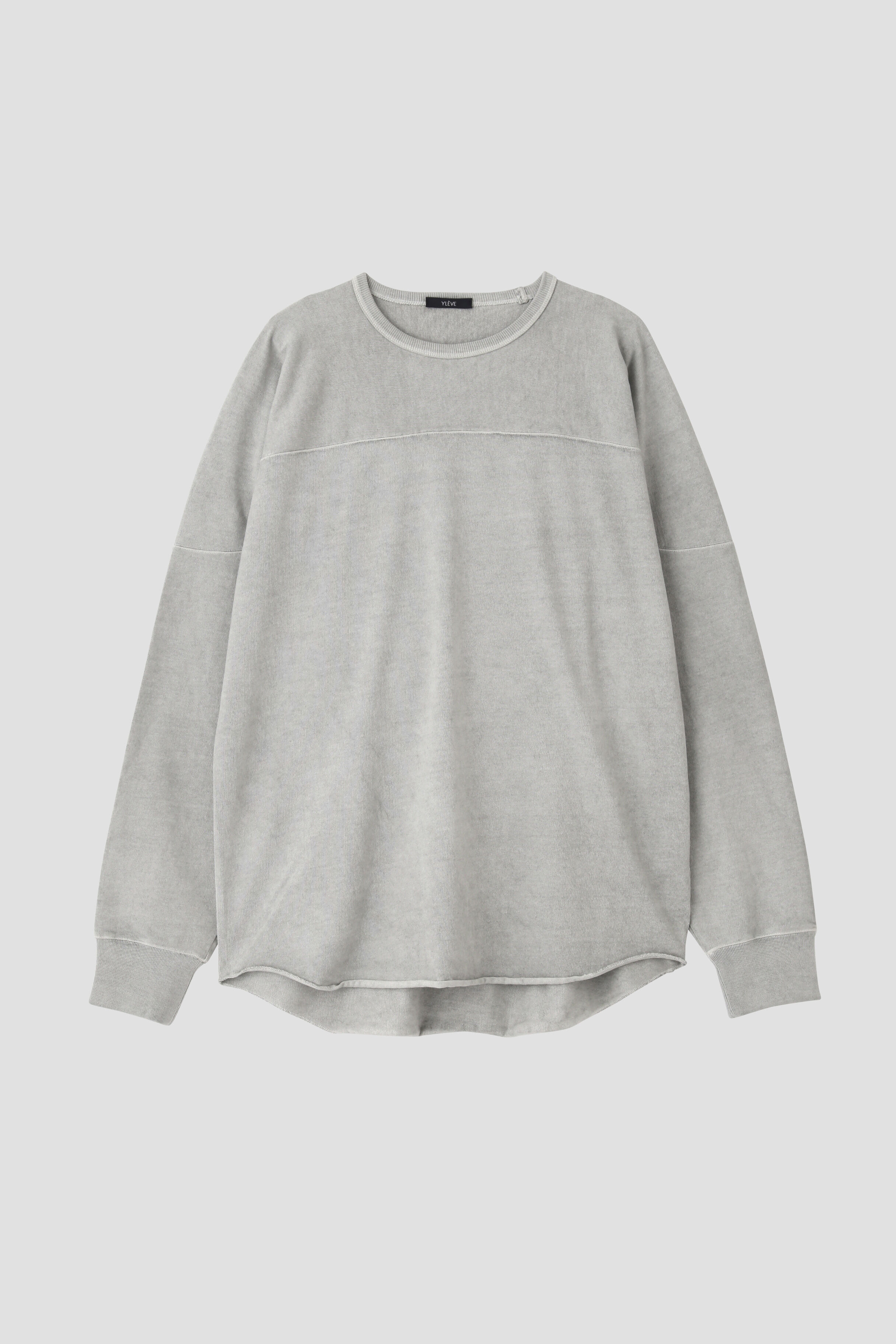 YLEVE 「YLEVE / OPEN END COTTON PIGMENT DYE LONG SLEEVE T-SHIRT」|Tシャツ・カットソー|グレー