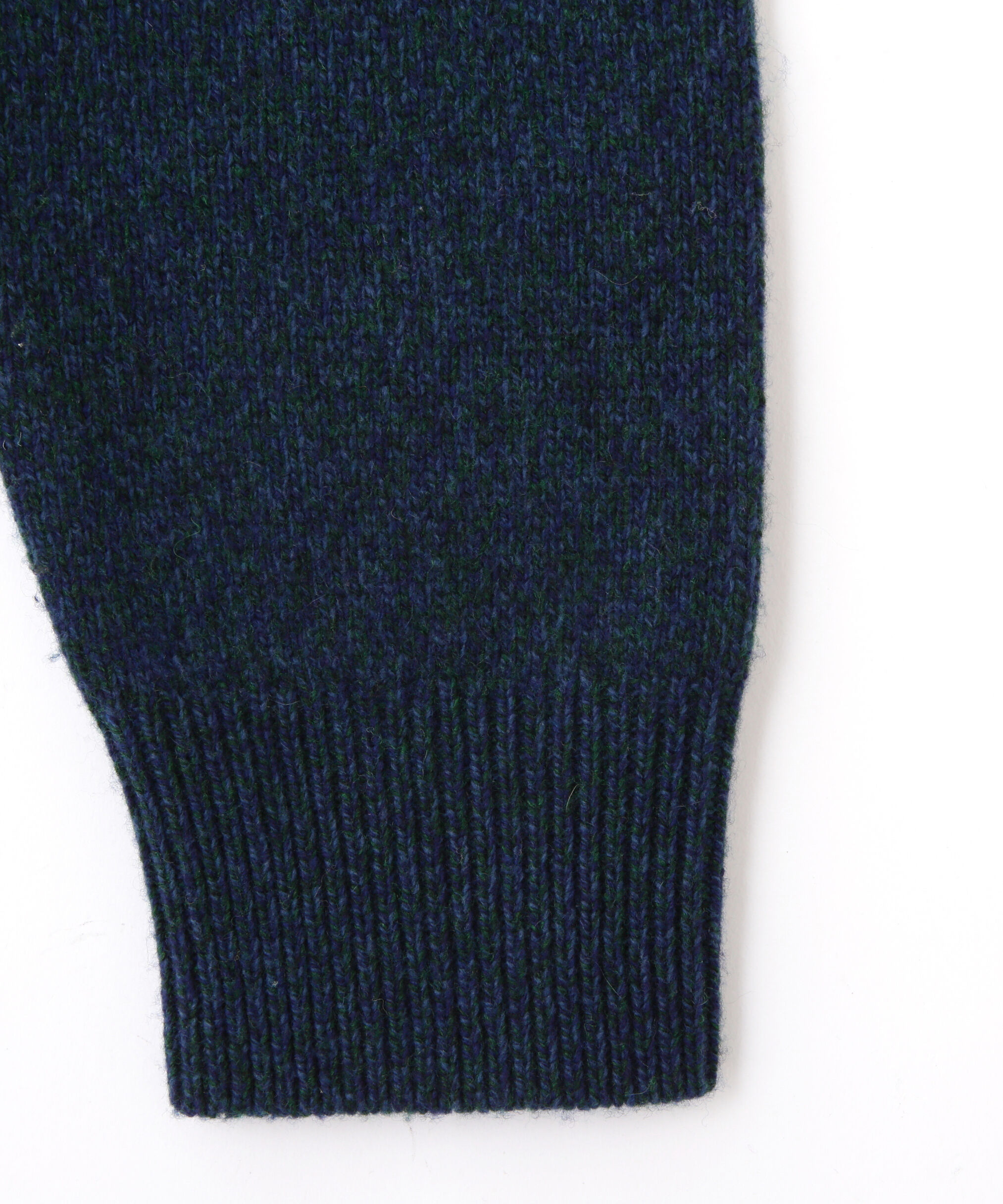 YLEVE 「YLEVE / WOOL CASHMERE MELANGE KNIT HALF ZIP PULL OVER」|ニット・セーター|