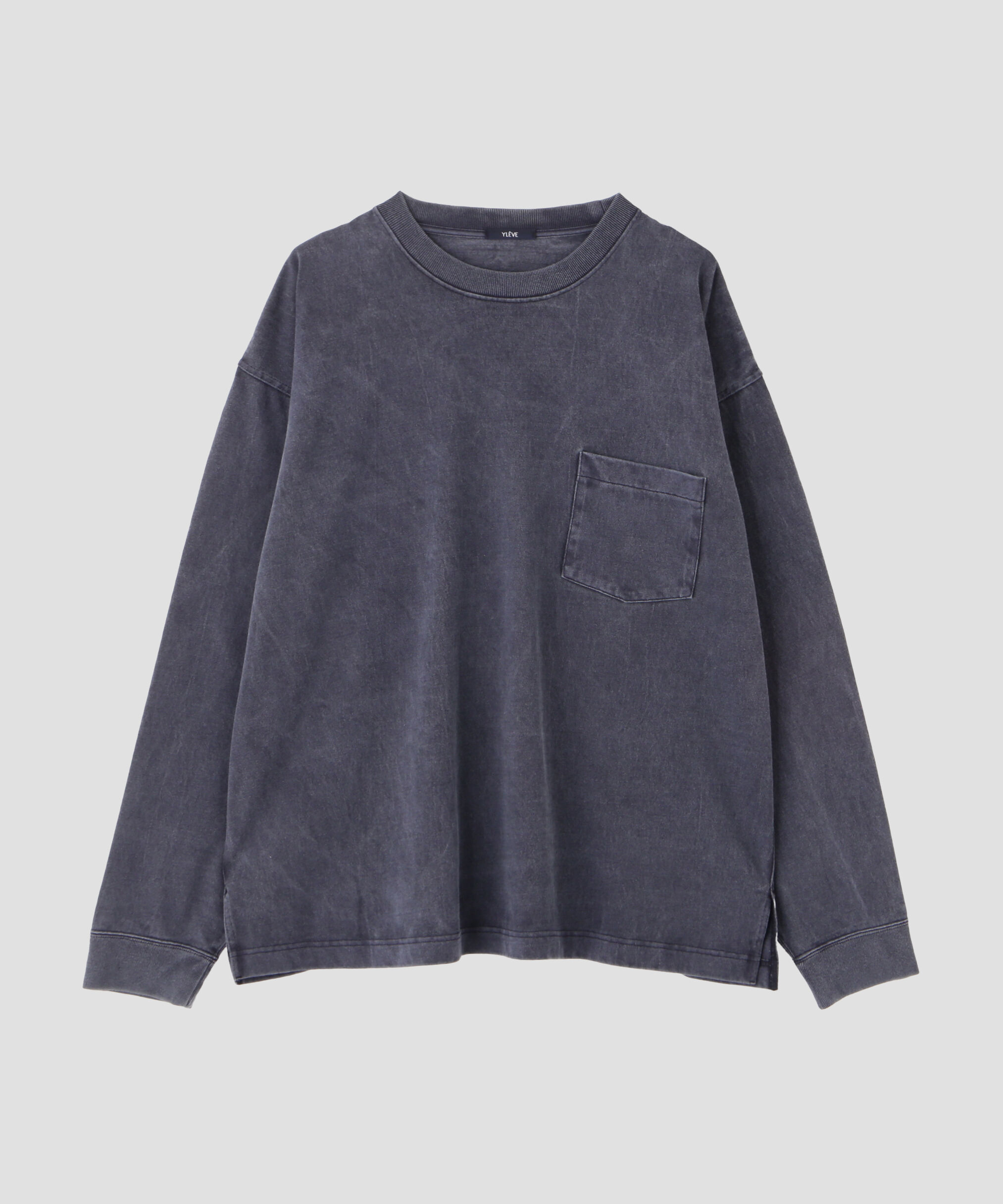 YLEVE 「YLEVE / OPEN END COTTON PIGMENT DYE PULL OVER」|Tシャツ・カットソー|