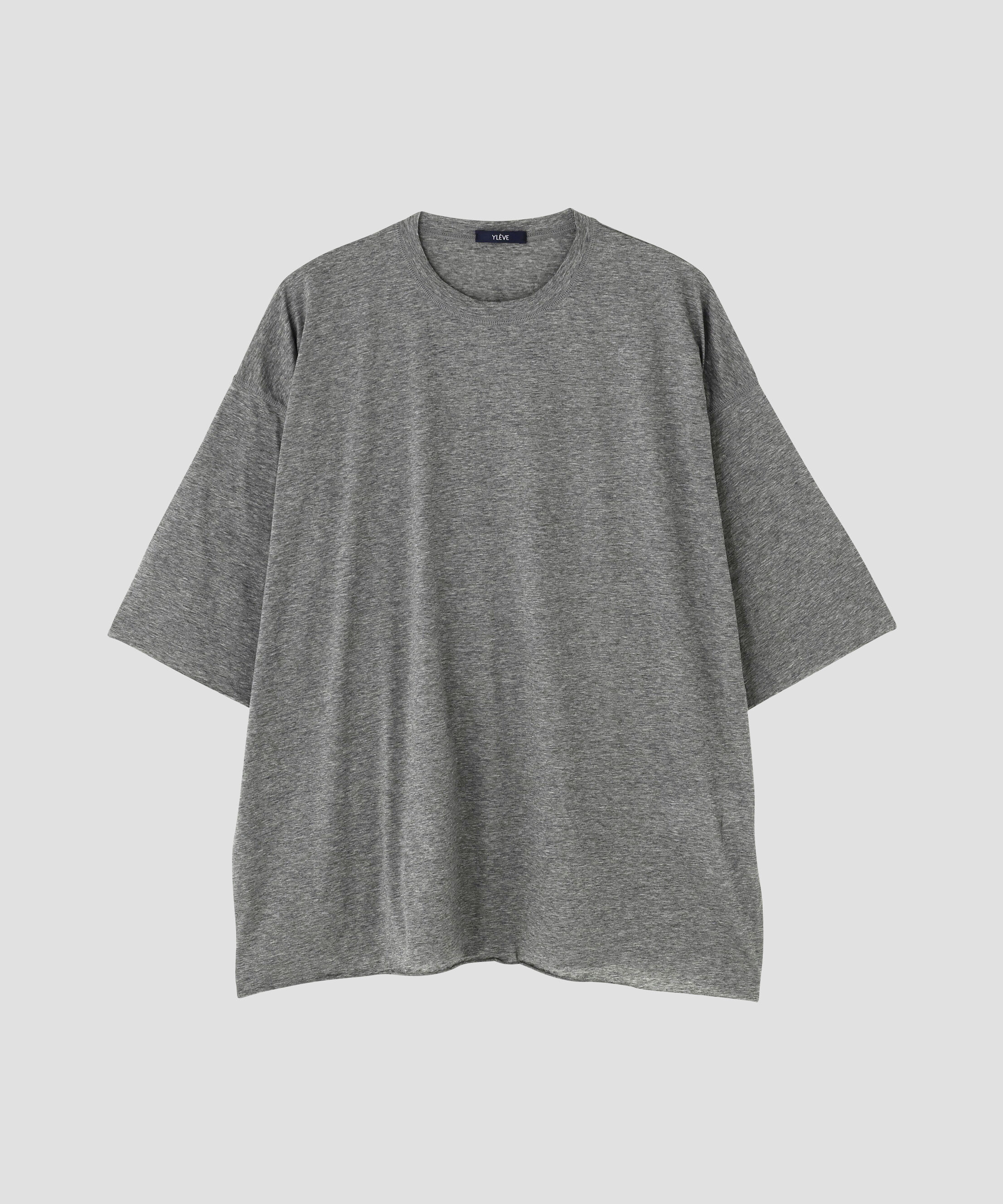 YLEVE 「YLEVE / COTTON SHEER JERSEY SHORT SLEEVE」|Tシャツ・カットソー|グレー