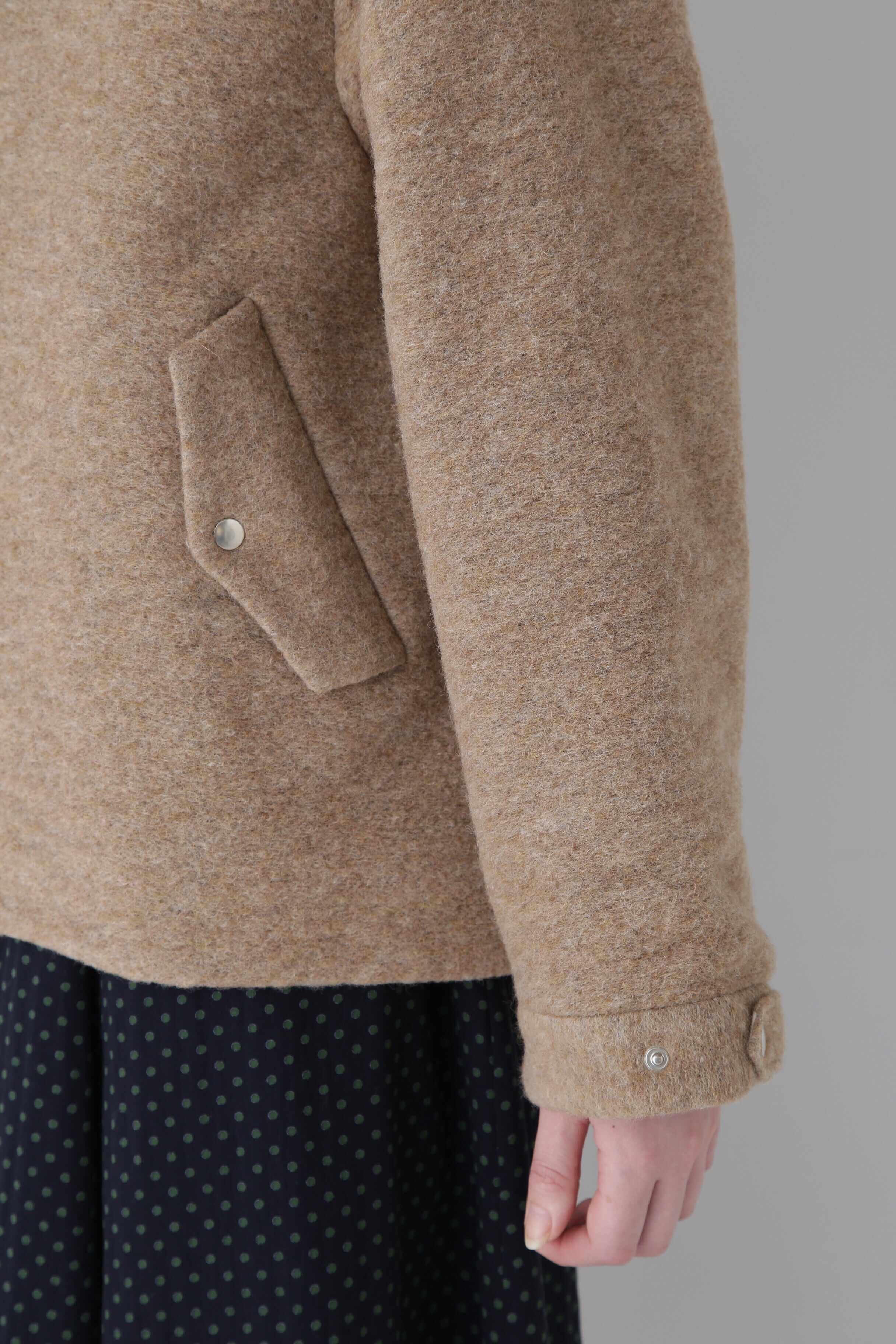  「◆スライバーフードブルゾン」|ブルゾン・スタジャン|