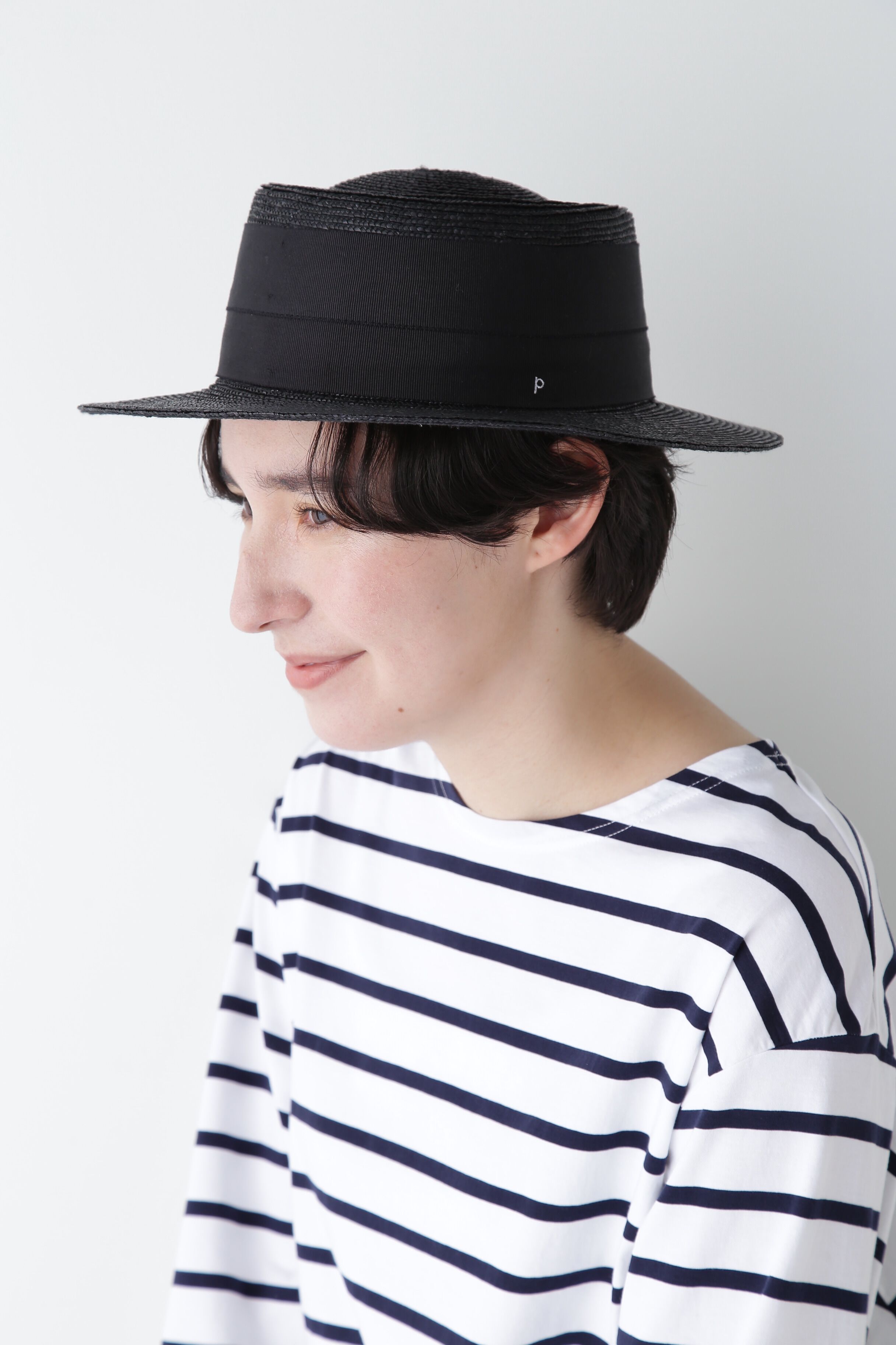  「◆ストローハット」|その他|ブラック