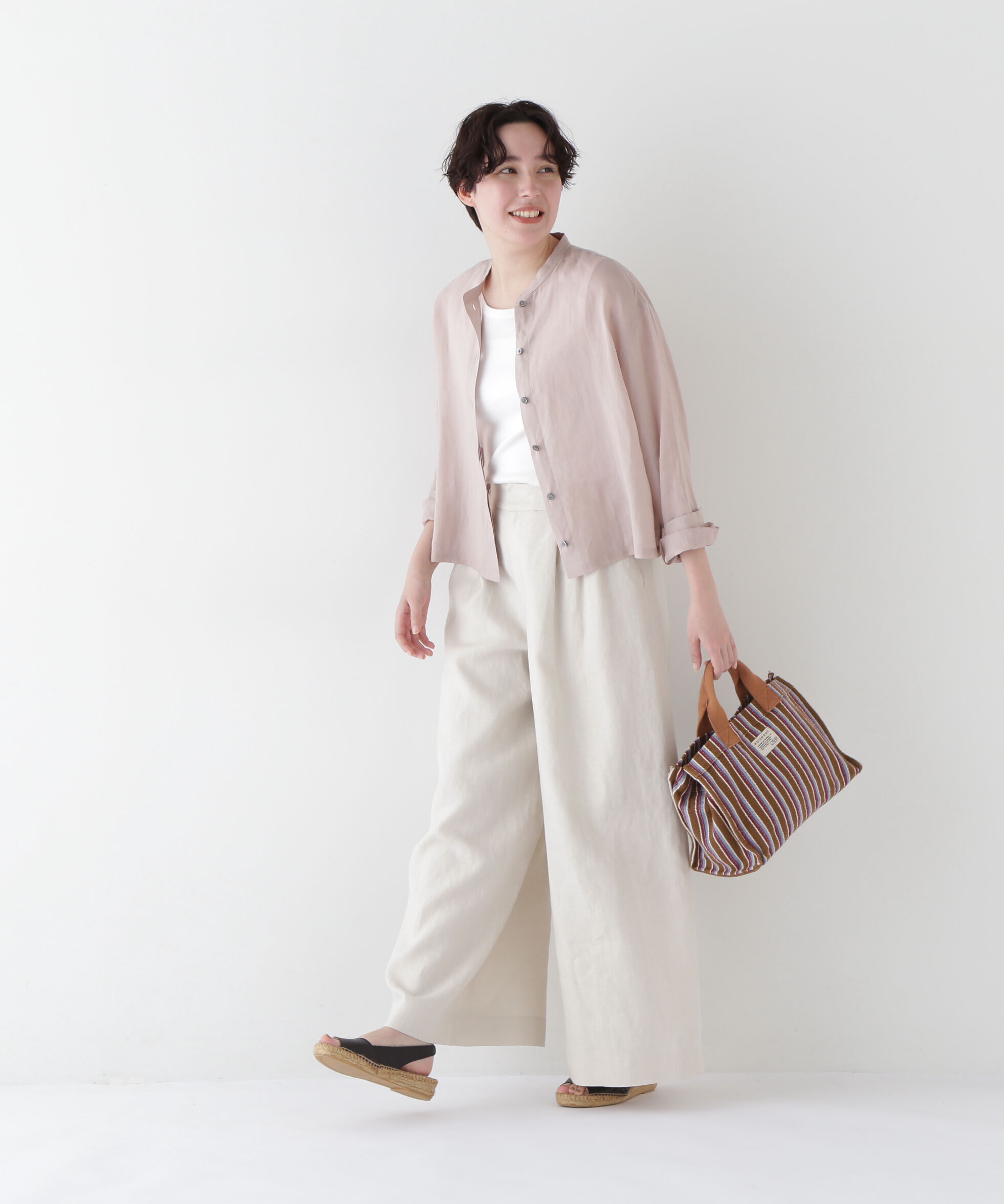  「◆リネンタック入りバギーパンツ」|その他|