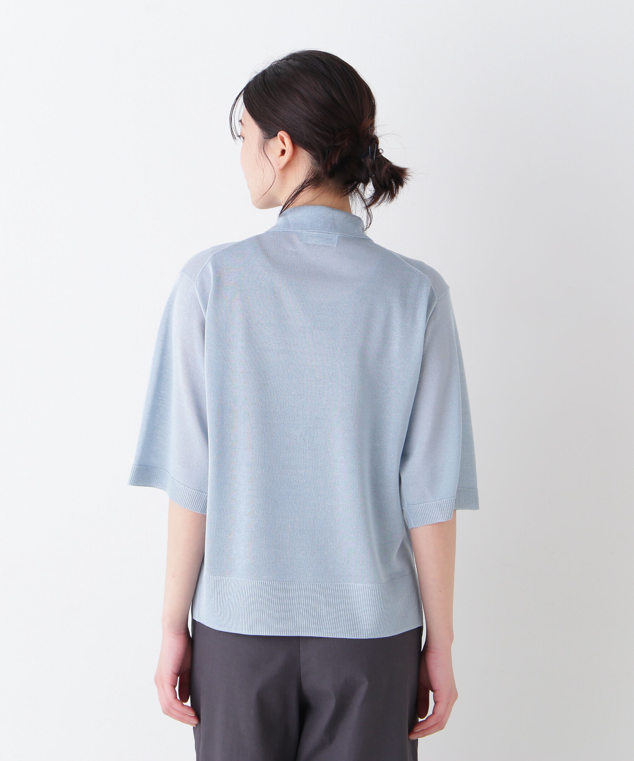  「◆シアーハイゲージ半袖カーディガン」|ニット・セーター|