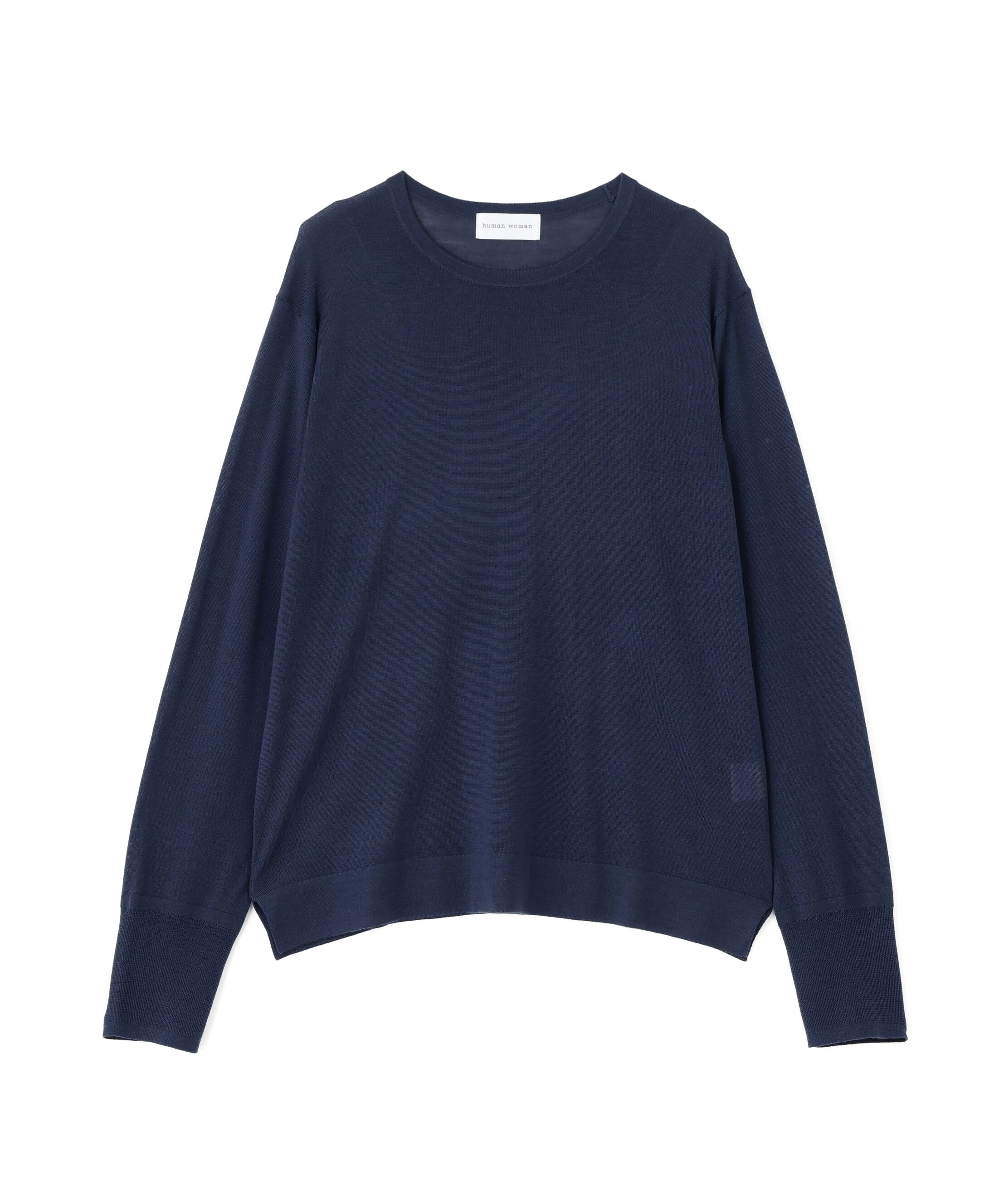  「◆クリアウールクルーネックニット」|ニット・セーター|