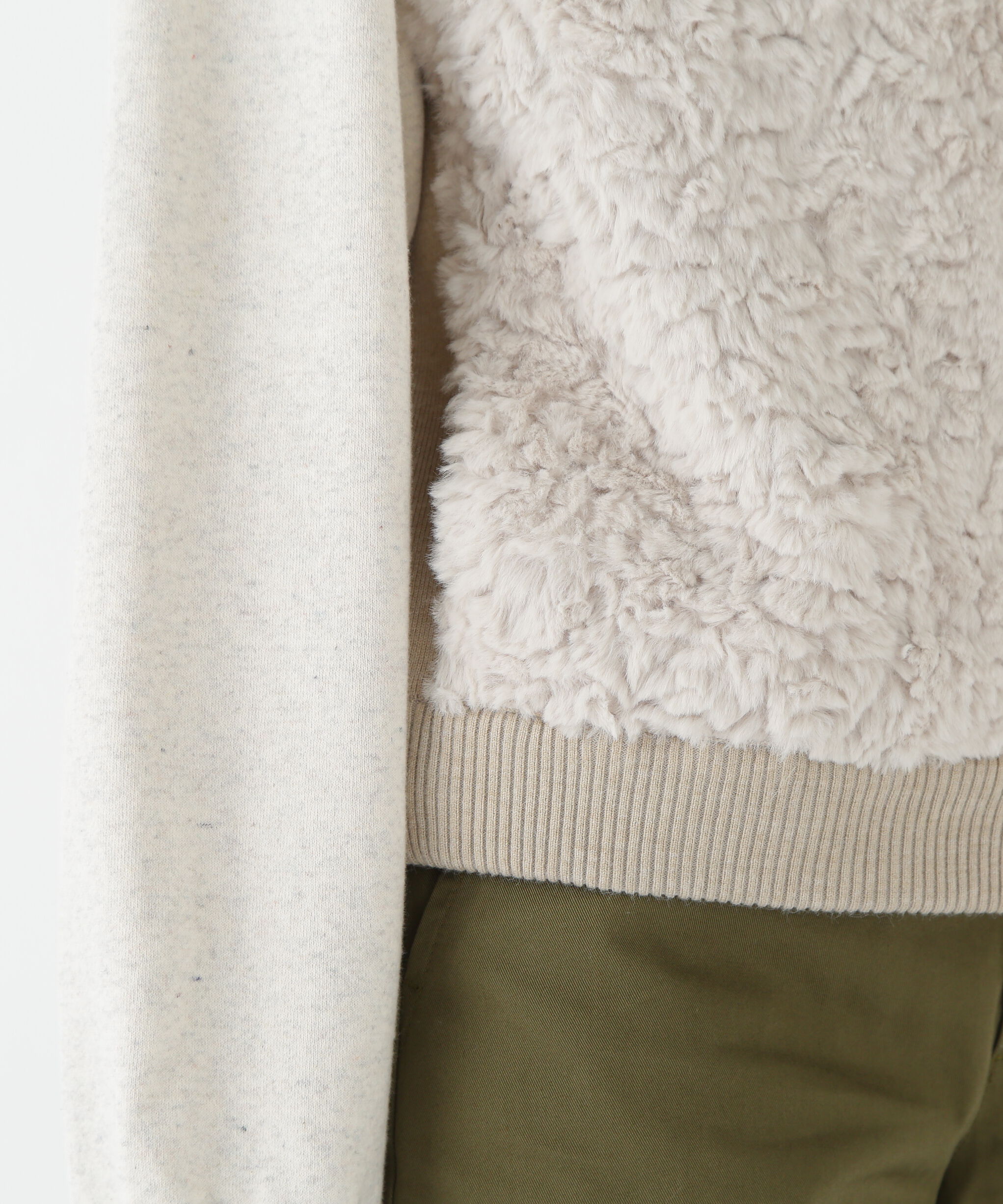  「◆フェイクファージップアップフードベスト」|その他|