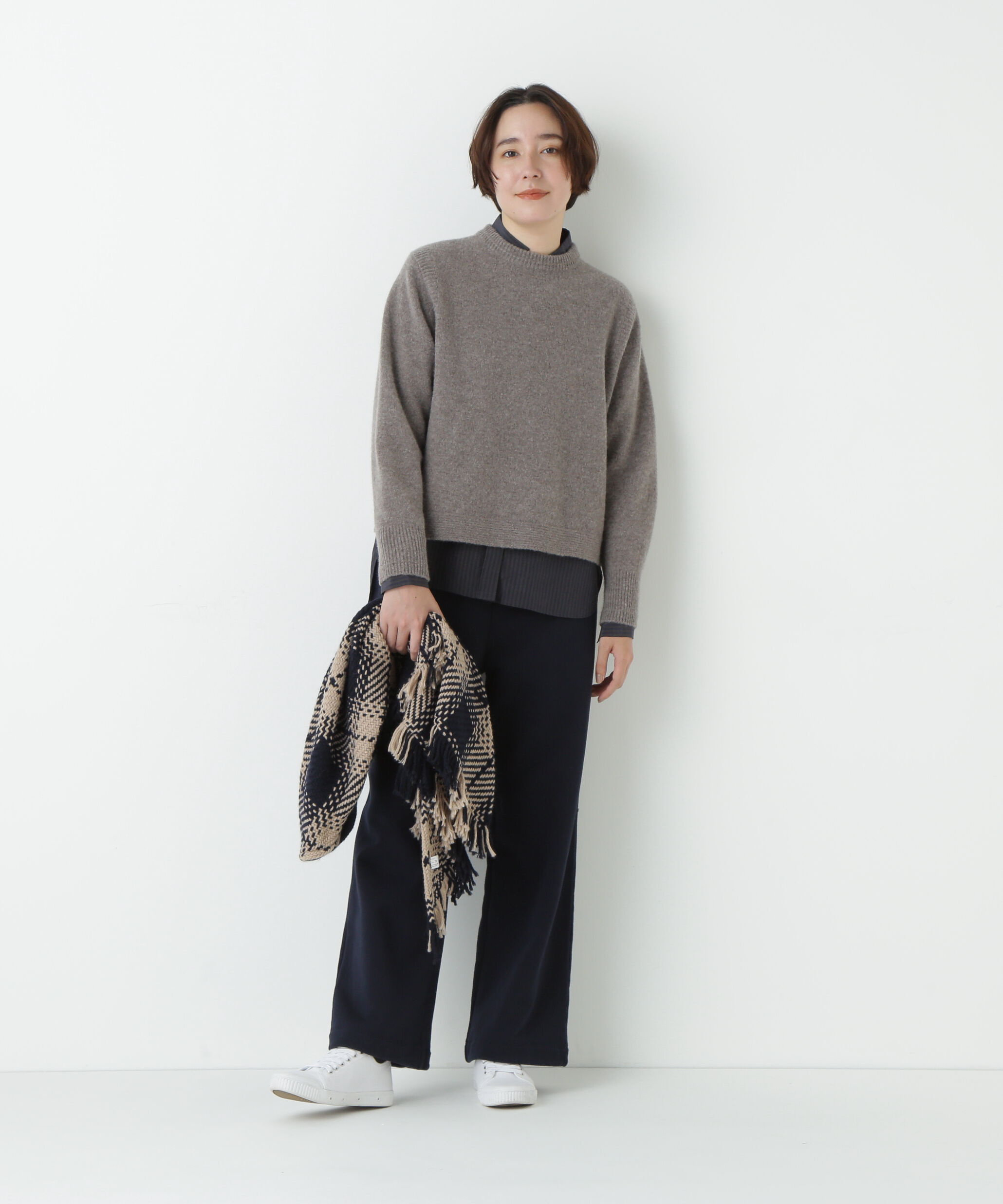  「ミドルゲージエアリーニット」|ニット・セーター|