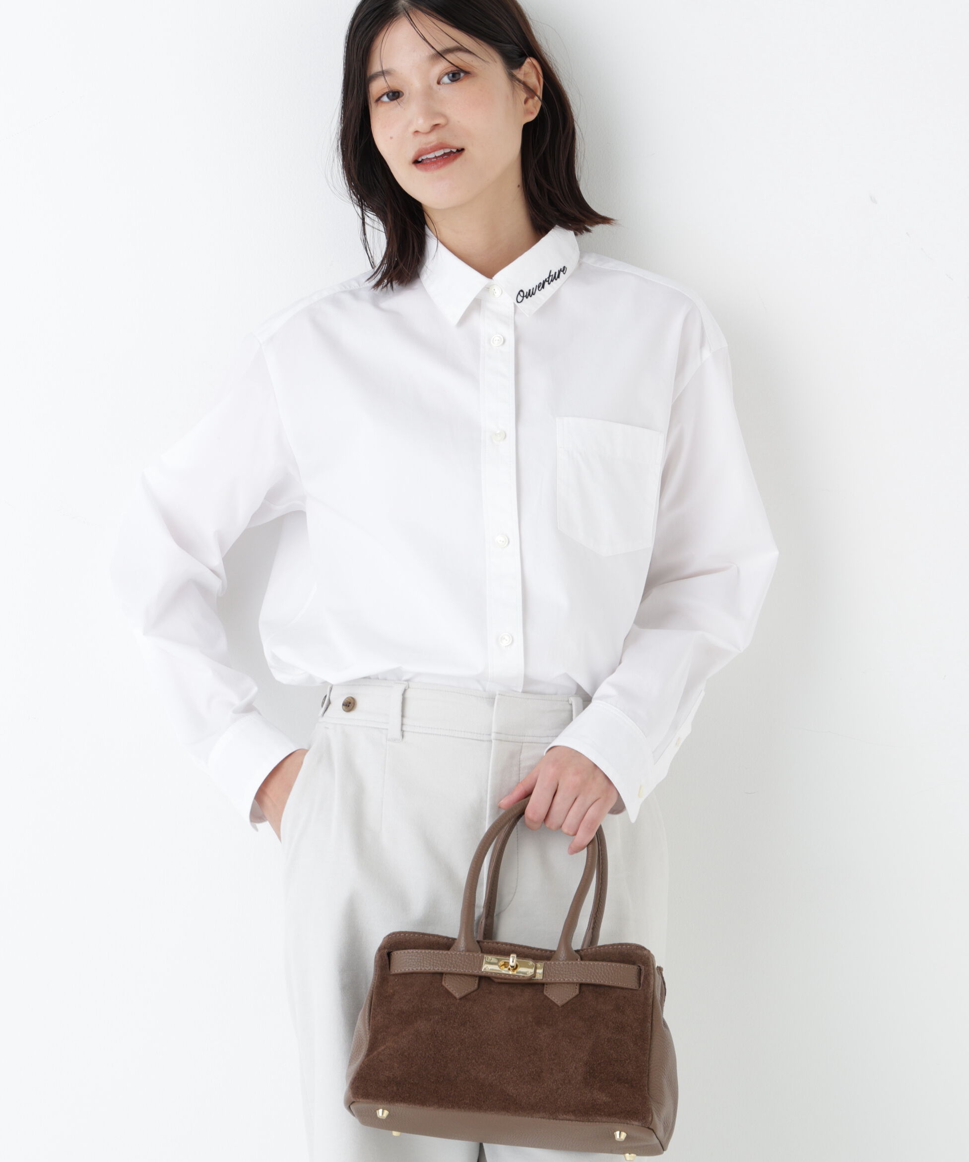  「◆タイプライターブラウス」|シャツ・ブラウス|ホワイト