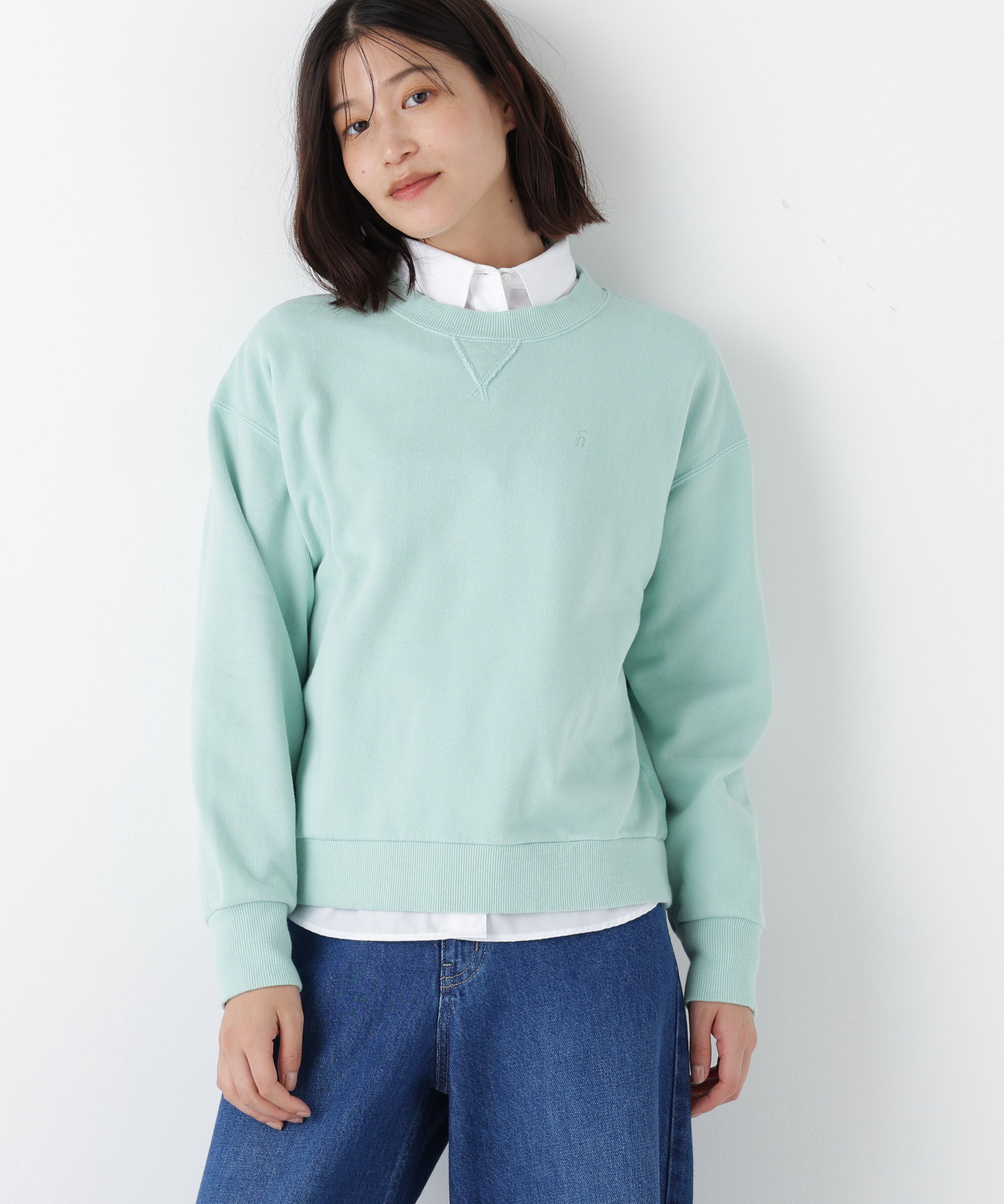  「◆ロゴ刺繍カラースウェット」|Tシャツ・カットソー|ミント