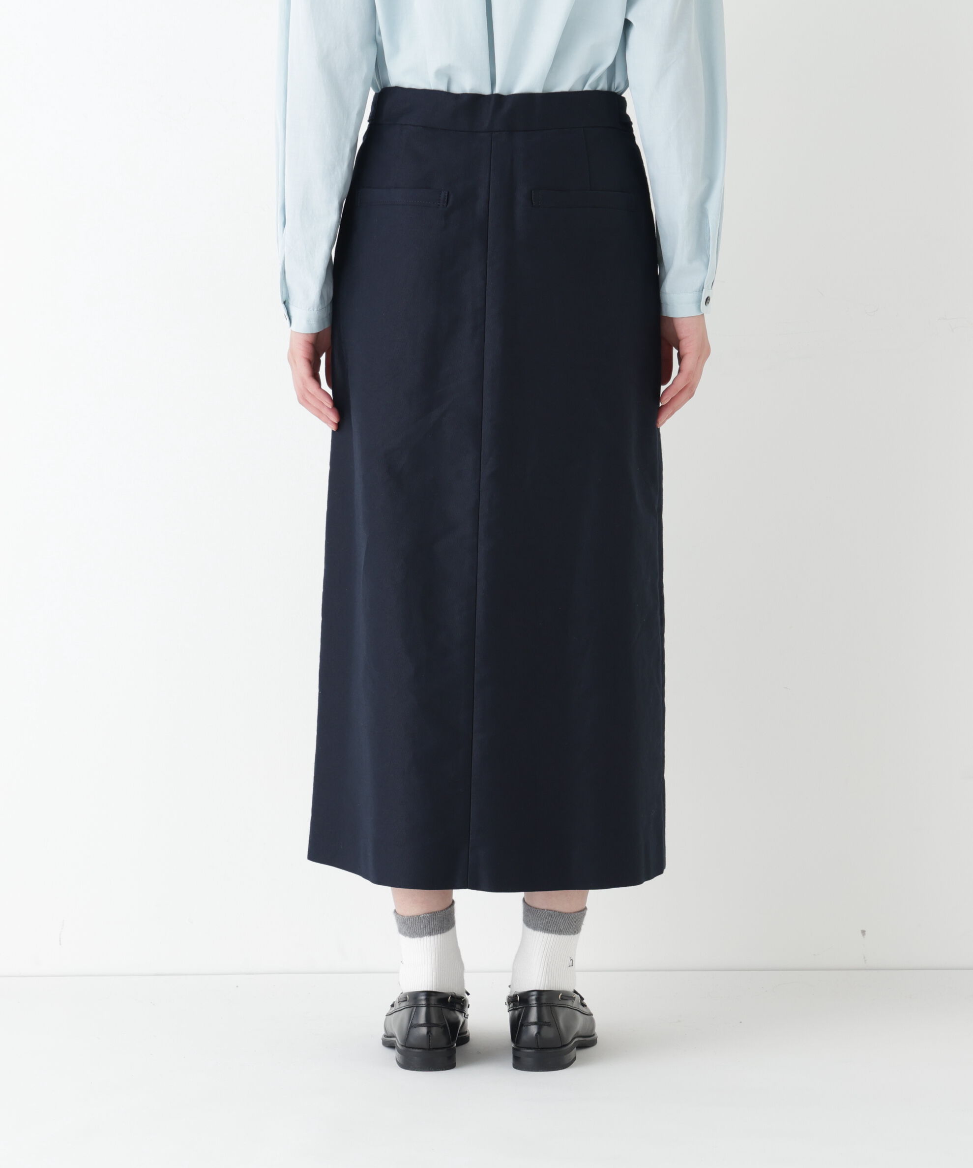  「◆《ウォッシャブル》ライトモールスキンＡラインスカート」|スカート|