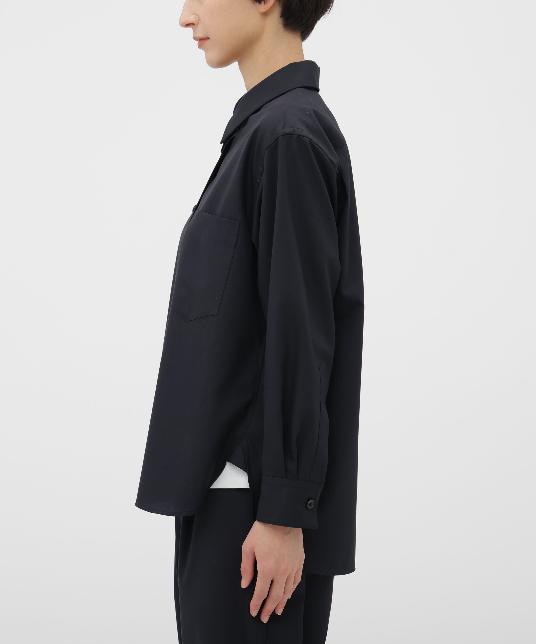  「WORSTED WOOL POPLIN SHIRT」|シャツ・ブラウス|