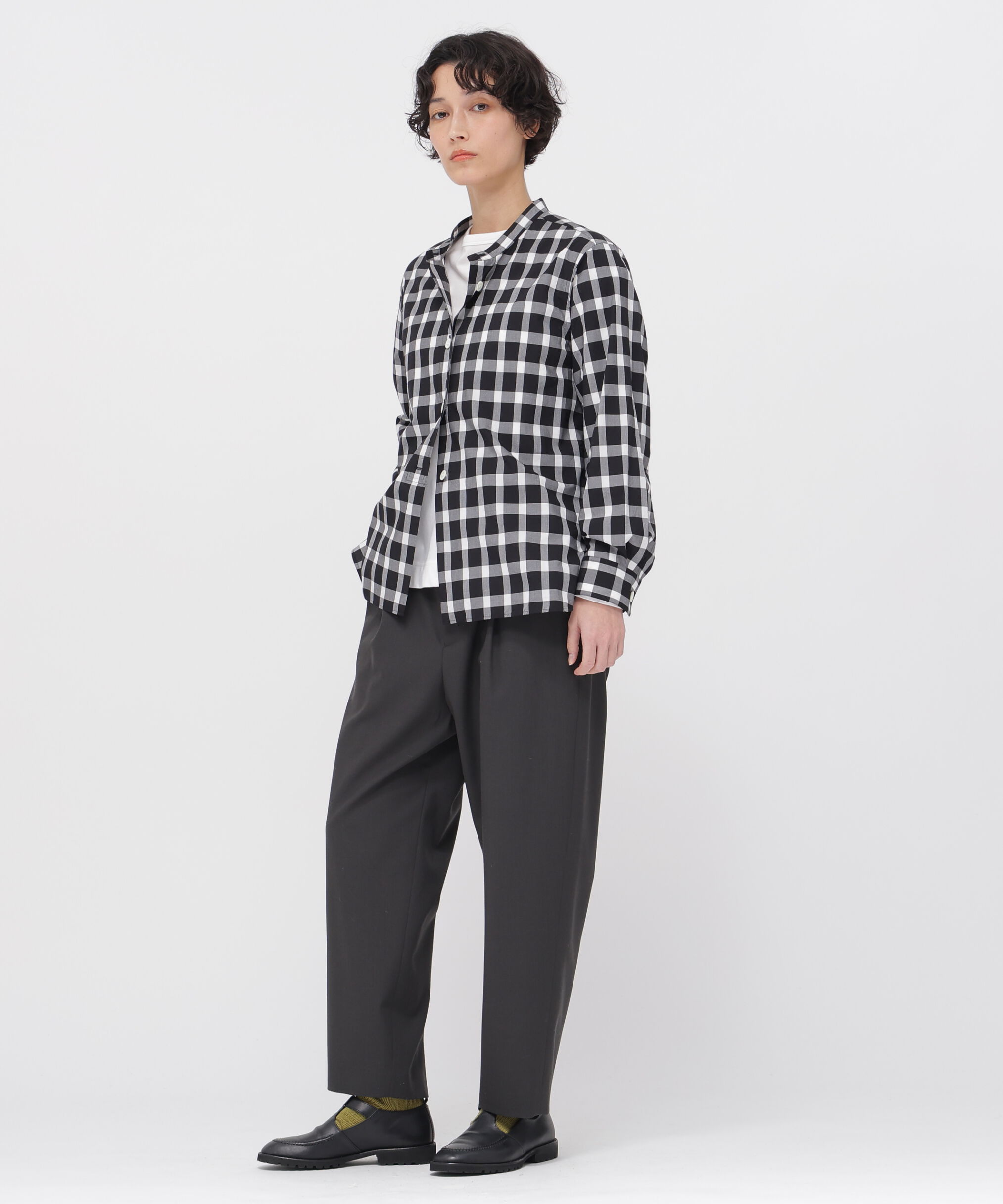  「COTTON CHECK SHIRT」|シャツ・ブラウス|