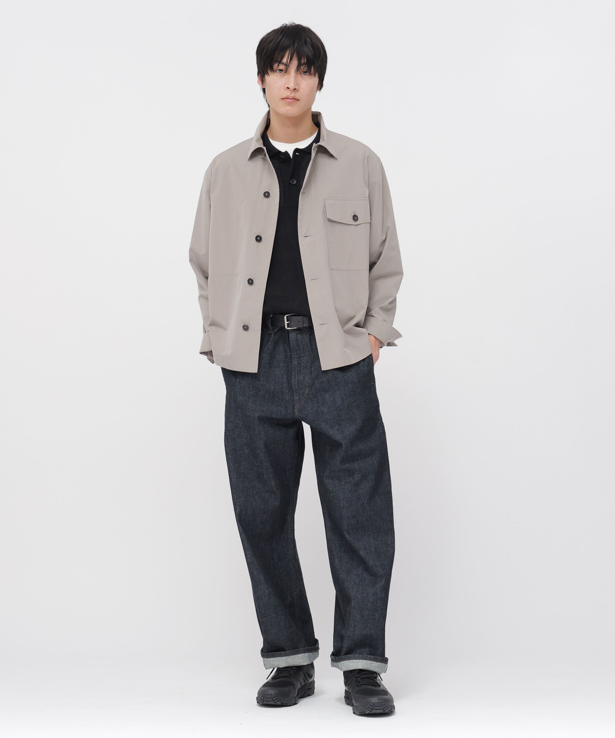MARGARET HOWELL「COTTON SILK PLAINWEAVE BLOUSON」|ブルゾン・スタジャン|