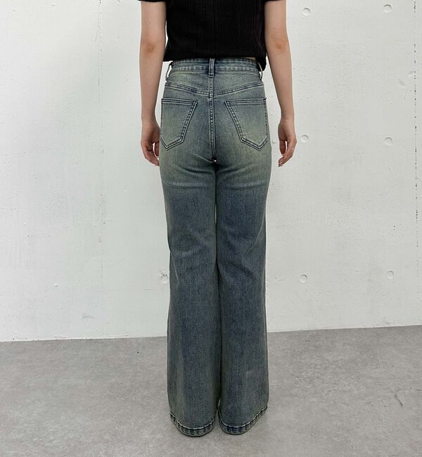 archives「オーバーダイタイトフレアストレッチデニム」|デニム|