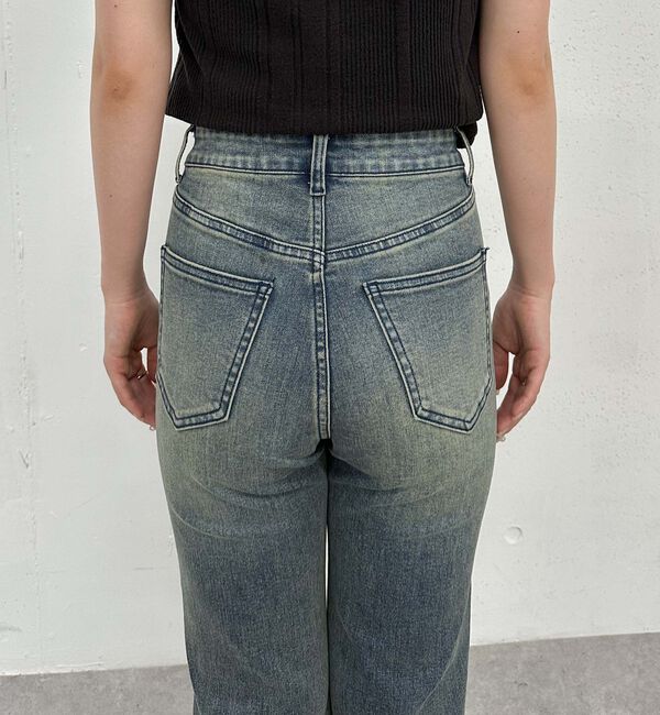 archives「オーバーダイタイトフレアストレッチデニム」|デニム|