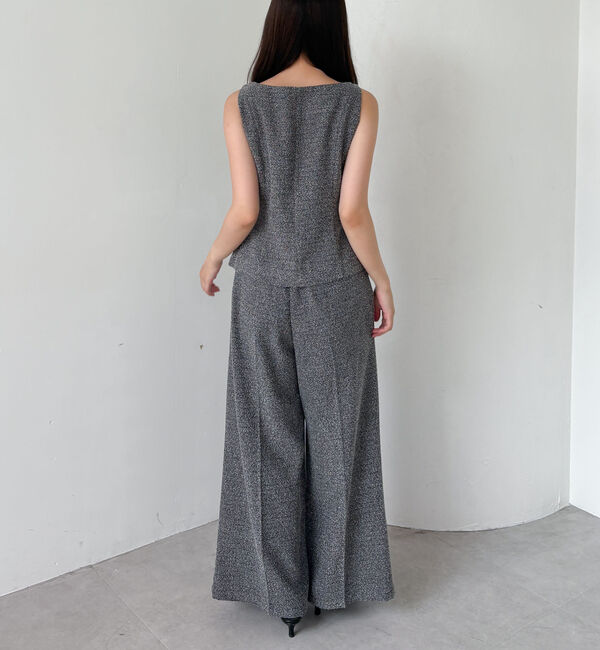 archives「【ＳＥＴＵＰ対応】タックツイードワイドスラックス」|チノ|