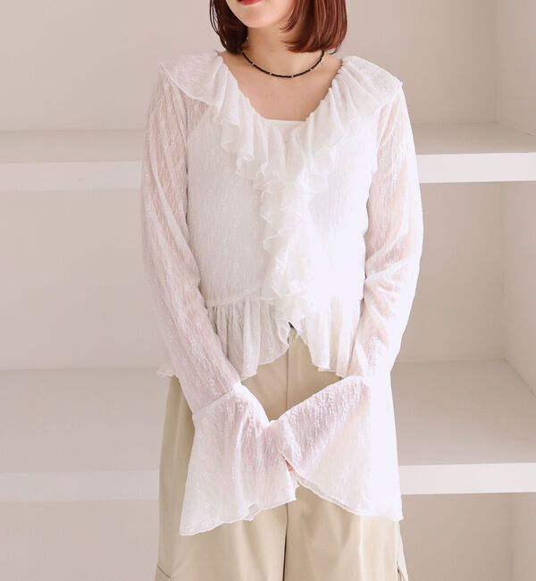 archives「カットレースラッフルフリルＴＯＰＳ」|Tシャツ・カットソー|