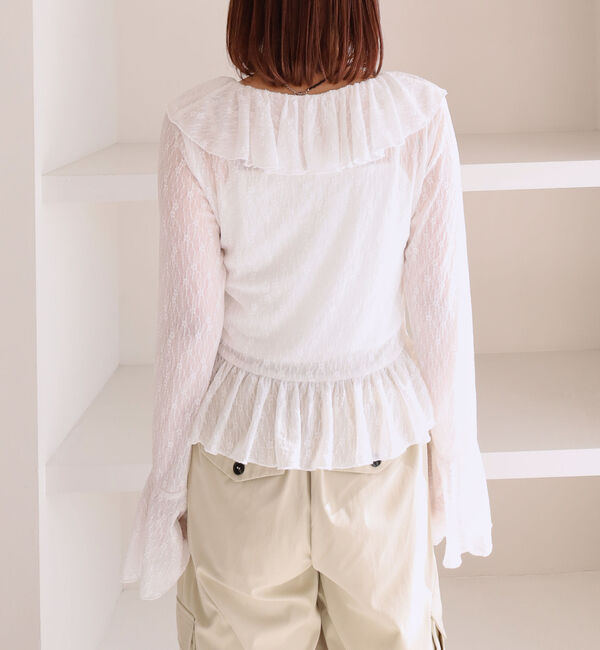 archives「カットレースラッフルフリルＴＯＰＳ」|Tシャツ・カットソー|