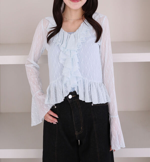 archives「カットレースラッフルフリルＴＯＰＳ」|Tシャツ・カットソー|