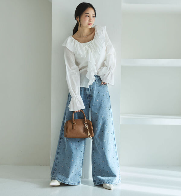 archives「ラッフルフリルブラウス」|シャツ・ブラウス|