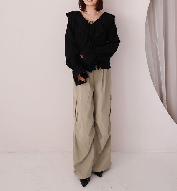 archives「ラッフルフリルブラウス」|シャツ・ブラウス|