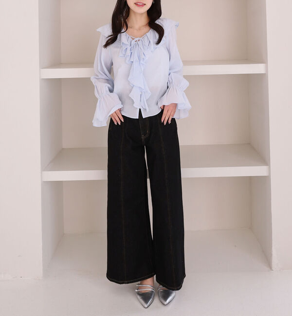 archives「ラッフルフリルブラウス」|シャツ・ブラウス|