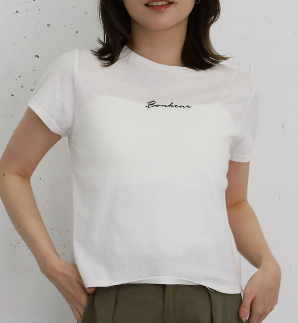 archives「刺繍コンパクトＴ」|Tシャツ・カットソー|OFF WHITE