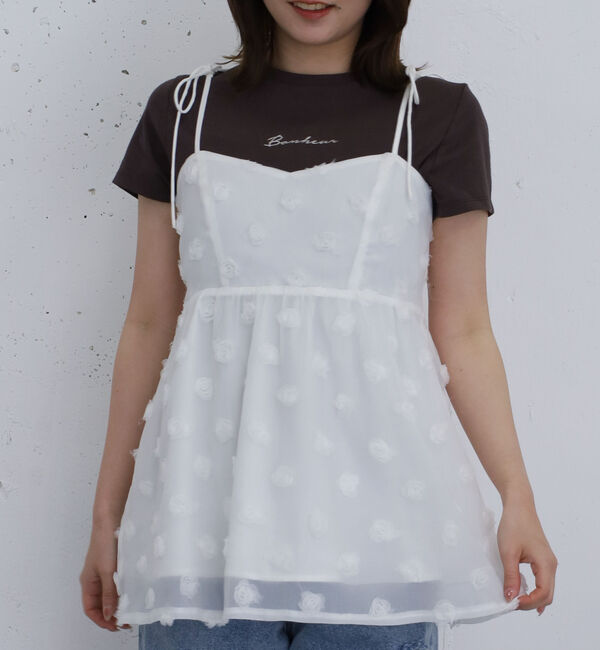 archives「刺繍コンパクトＴ」|Tシャツ・カットソー|BROWN