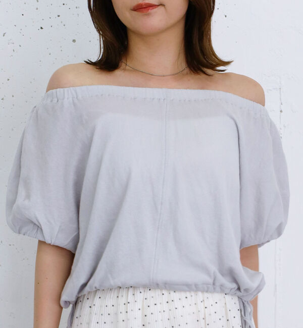 archives「シアー裏毛ギャザーオフショルＴＯＰＳ」|Tシャツ・カットソー|