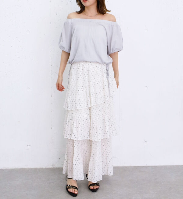 archives「シアー裏毛ギャザーオフショルＴＯＰＳ」|Tシャツ・カットソー|