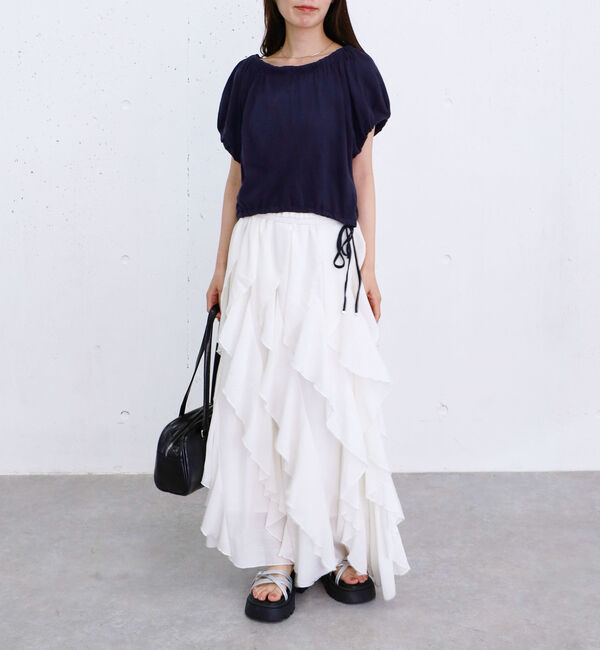 archives「シアー裏毛ギャザーオフショルＴＯＰＳ」|Tシャツ・カットソー|