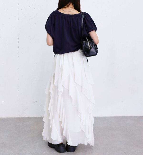 archives「シアー裏毛ギャザーオフショルＴＯＰＳ」|Tシャツ・カットソー|