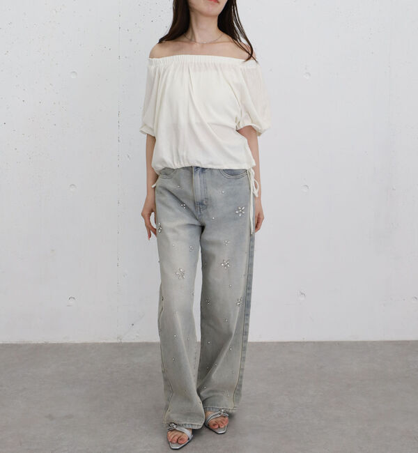 archives「シアー裏毛ギャザーオフショルＴＯＰＳ」|Tシャツ・カットソー|