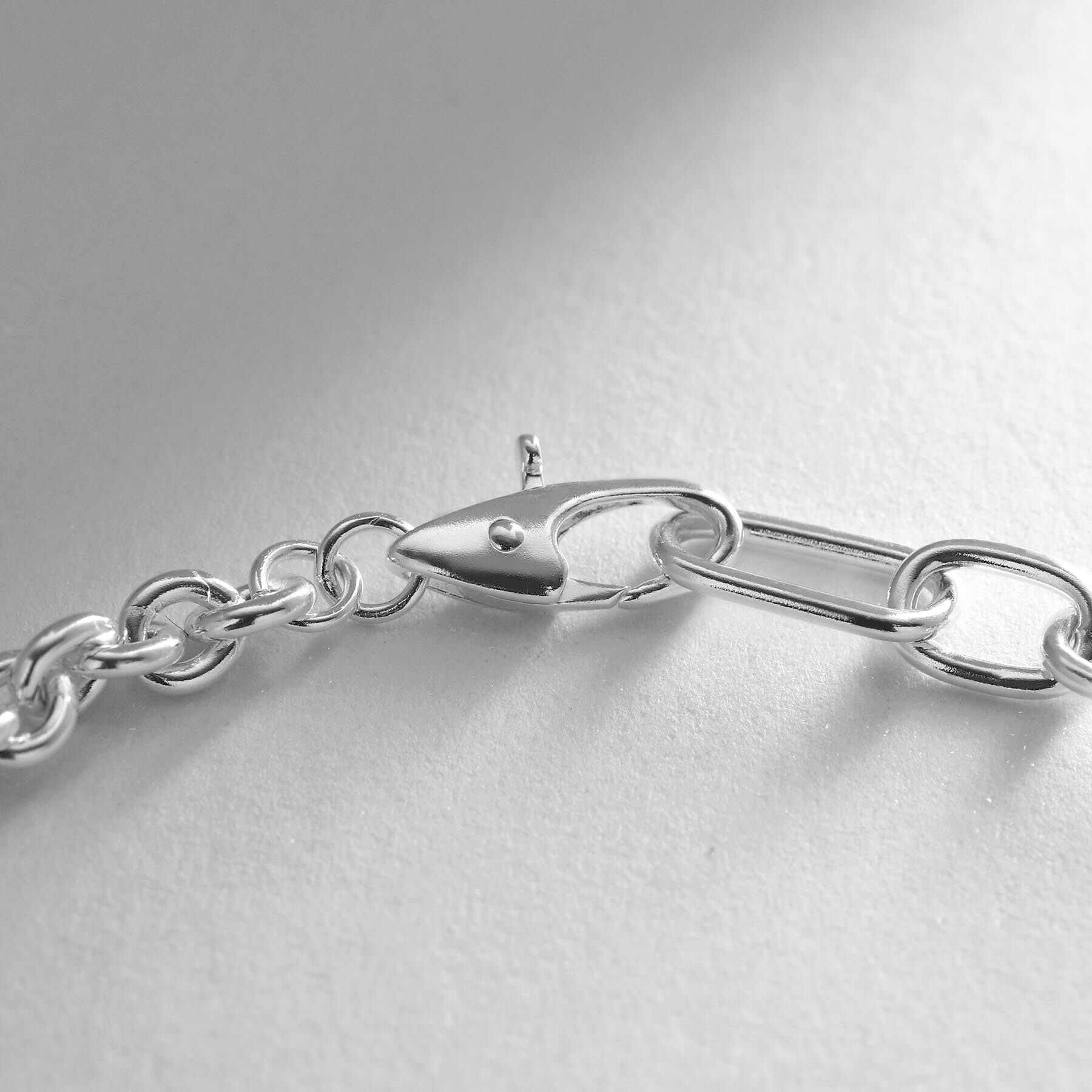 COCOSHNIK ONKITSCH「シルバー ミックスネックレス ケーブルチェーン２ＷＡＹネックレス」|ネックレス|