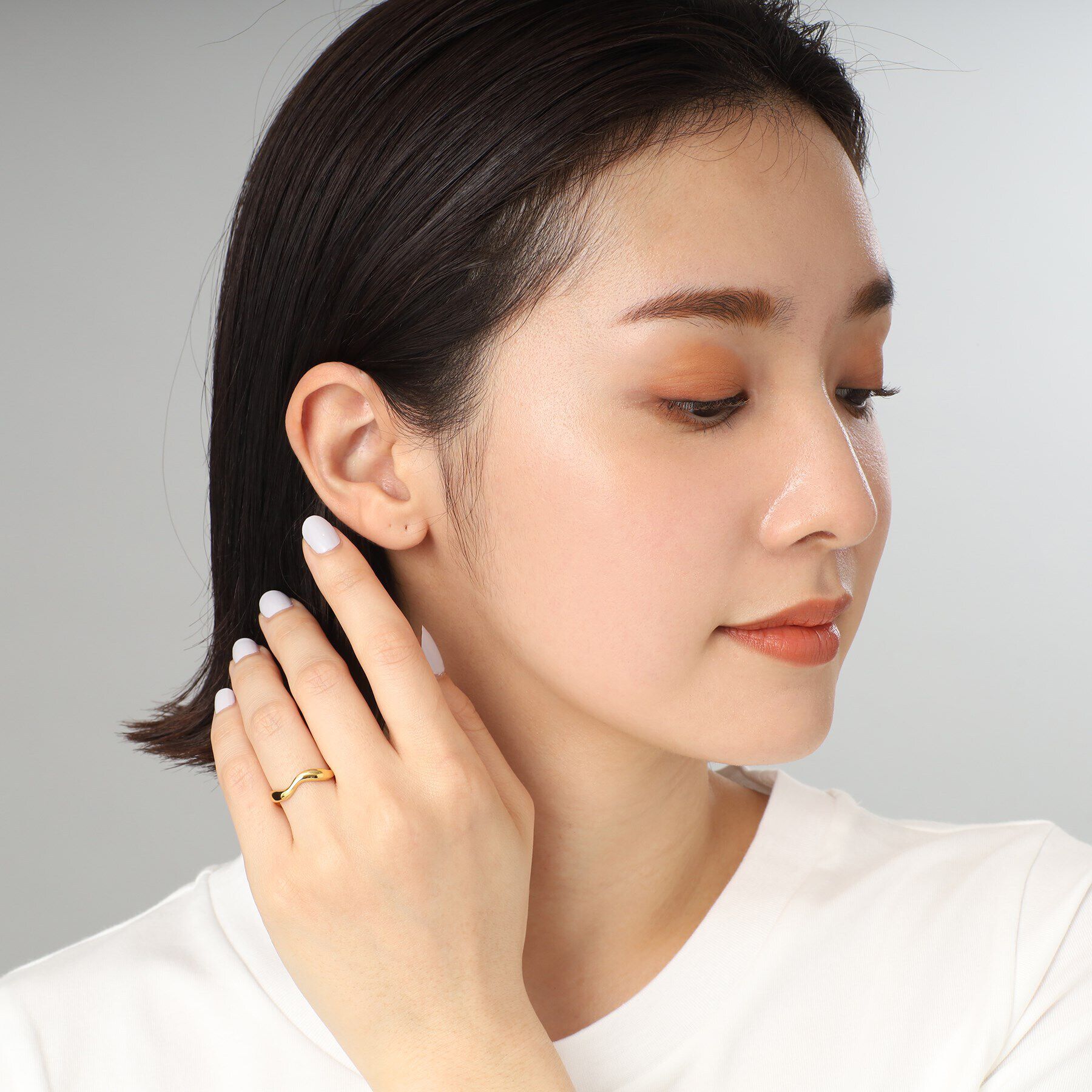 COCOSHNIK ONKITSCH「シルバー ニュアンスリング ウェーブ GP」|リング|