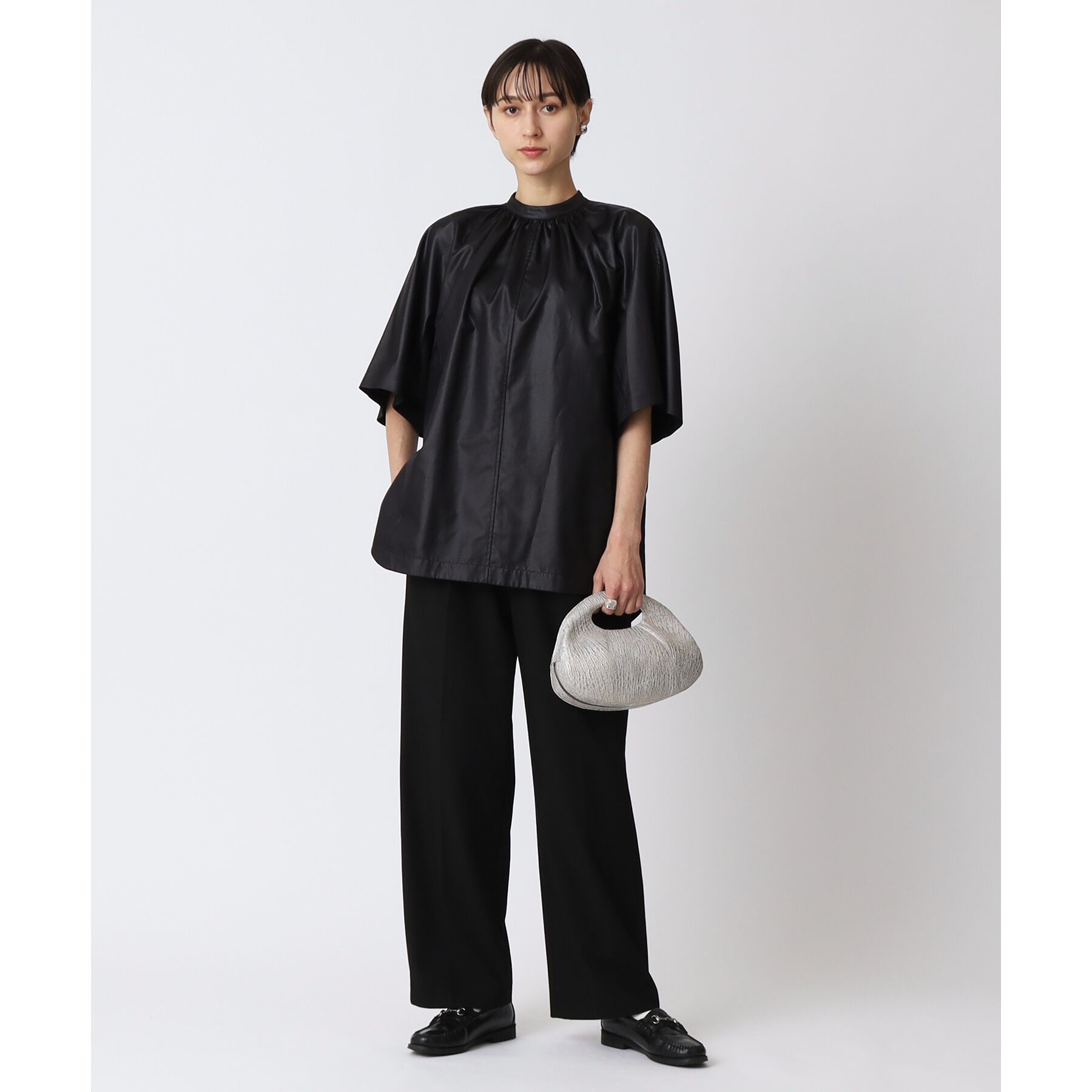 HIROKO HAYASHI「DAMASCO（ダマスコ）クロワッサンバッグM」|ハンドバッグ|