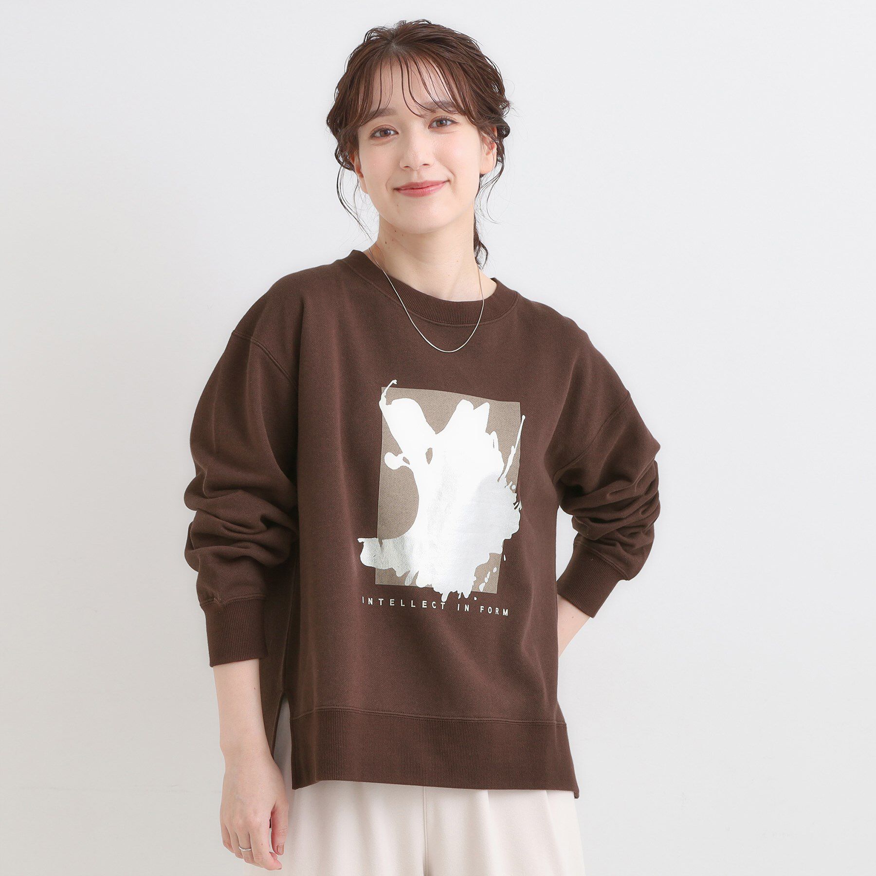 SHOO･LA･RUE「グラフィックアソート裏毛スウェット」|パーカー|