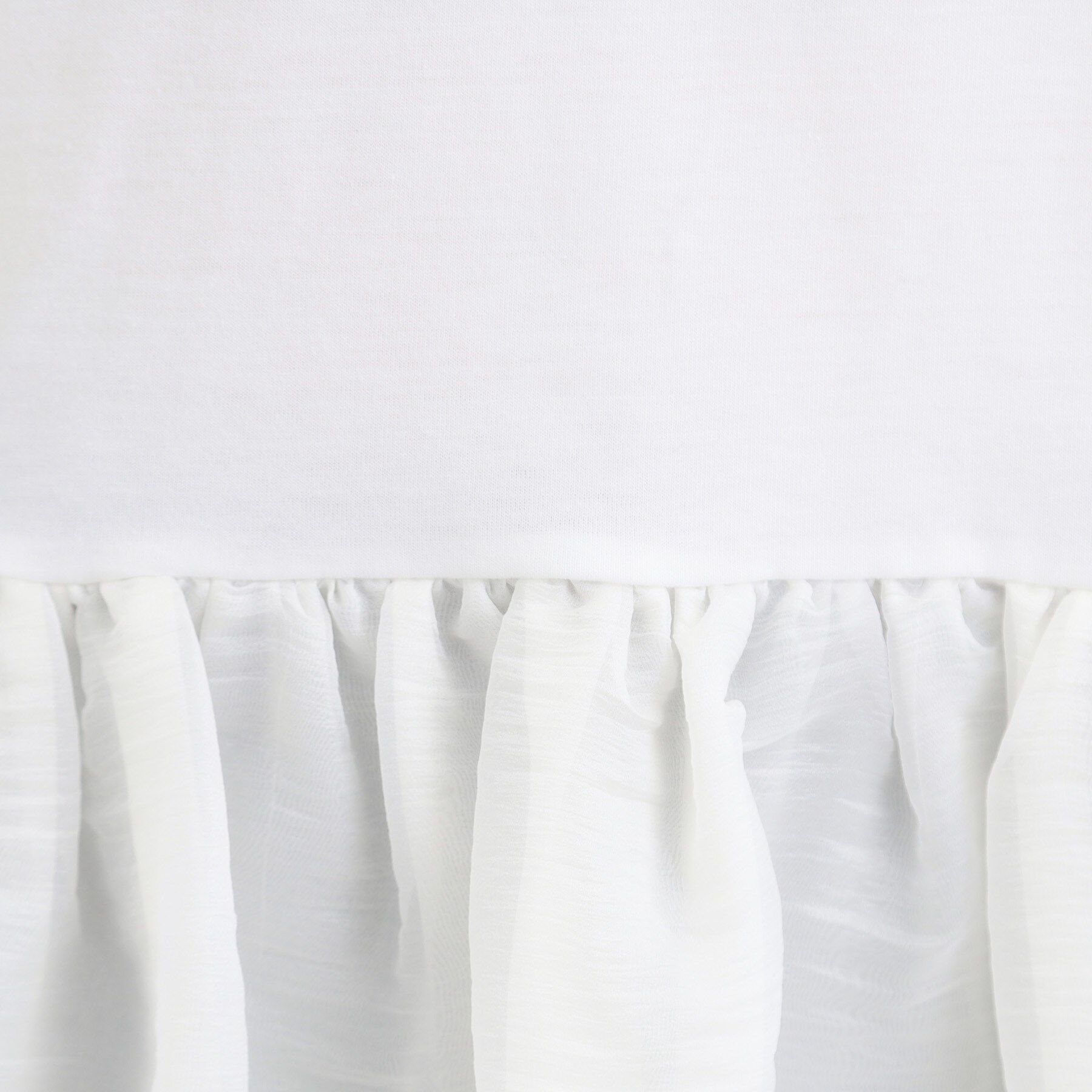 SHOO･LA･RUE「裾フリルレイヤードトップス」|Tシャツ・カットソー|