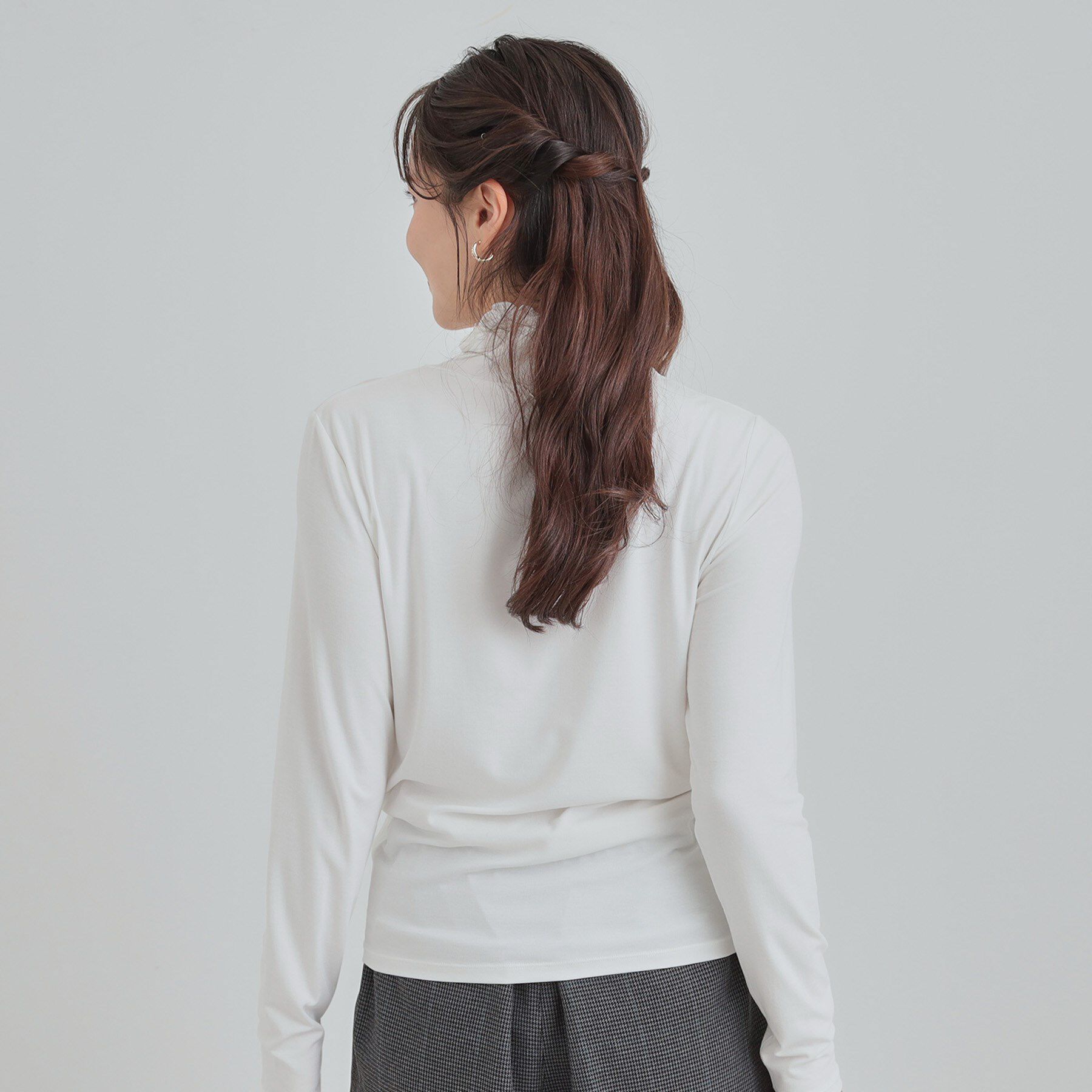 SHOO･LA･RUE「【あったか/S-LL】秋冬の救世主 タートルネックインナー」|Tシャツ・カットソー|