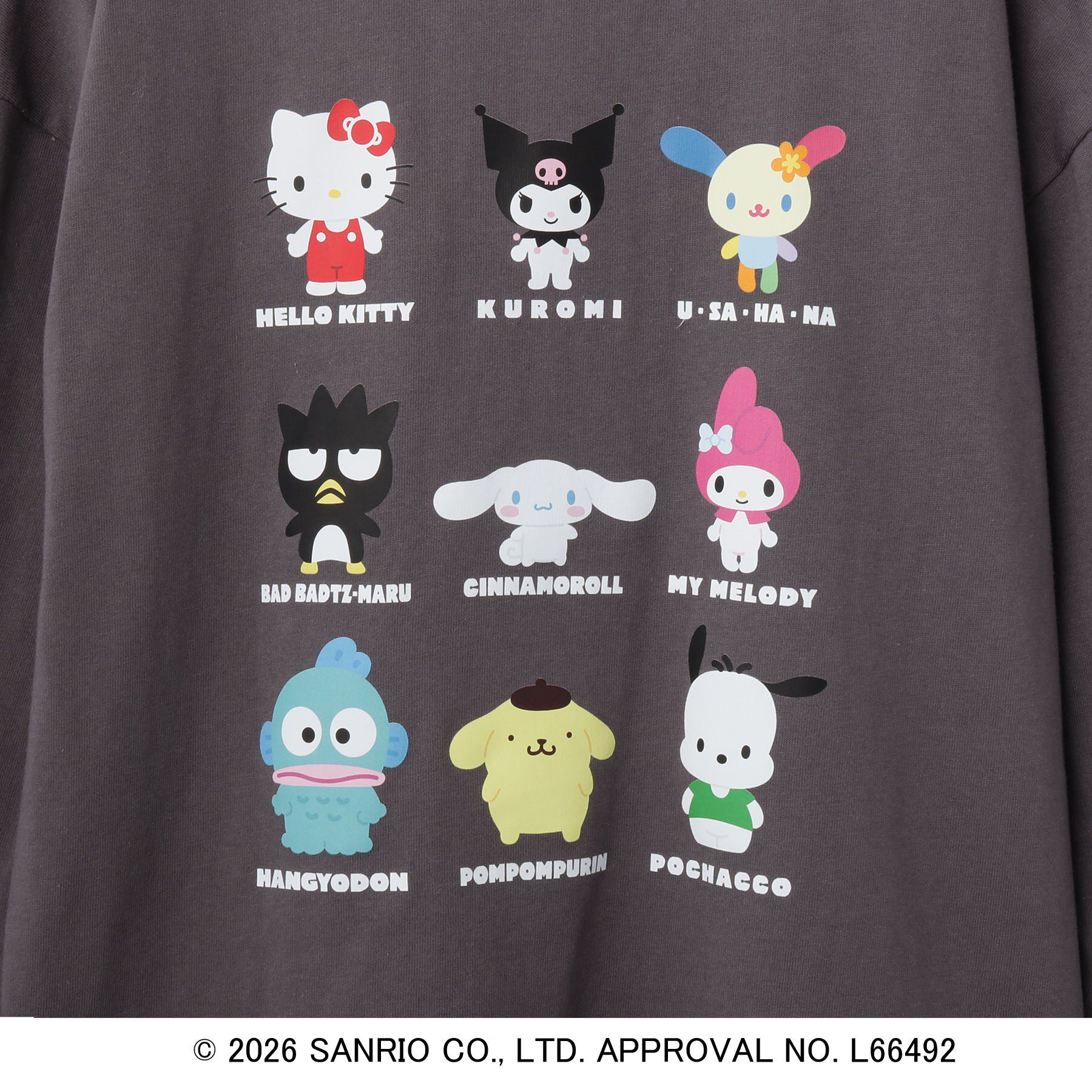 SHOO･LA･RUE「【サンリオキャラクターズ】オールスターバックプリントロンＴ」|Tシャツ・カットソー|
