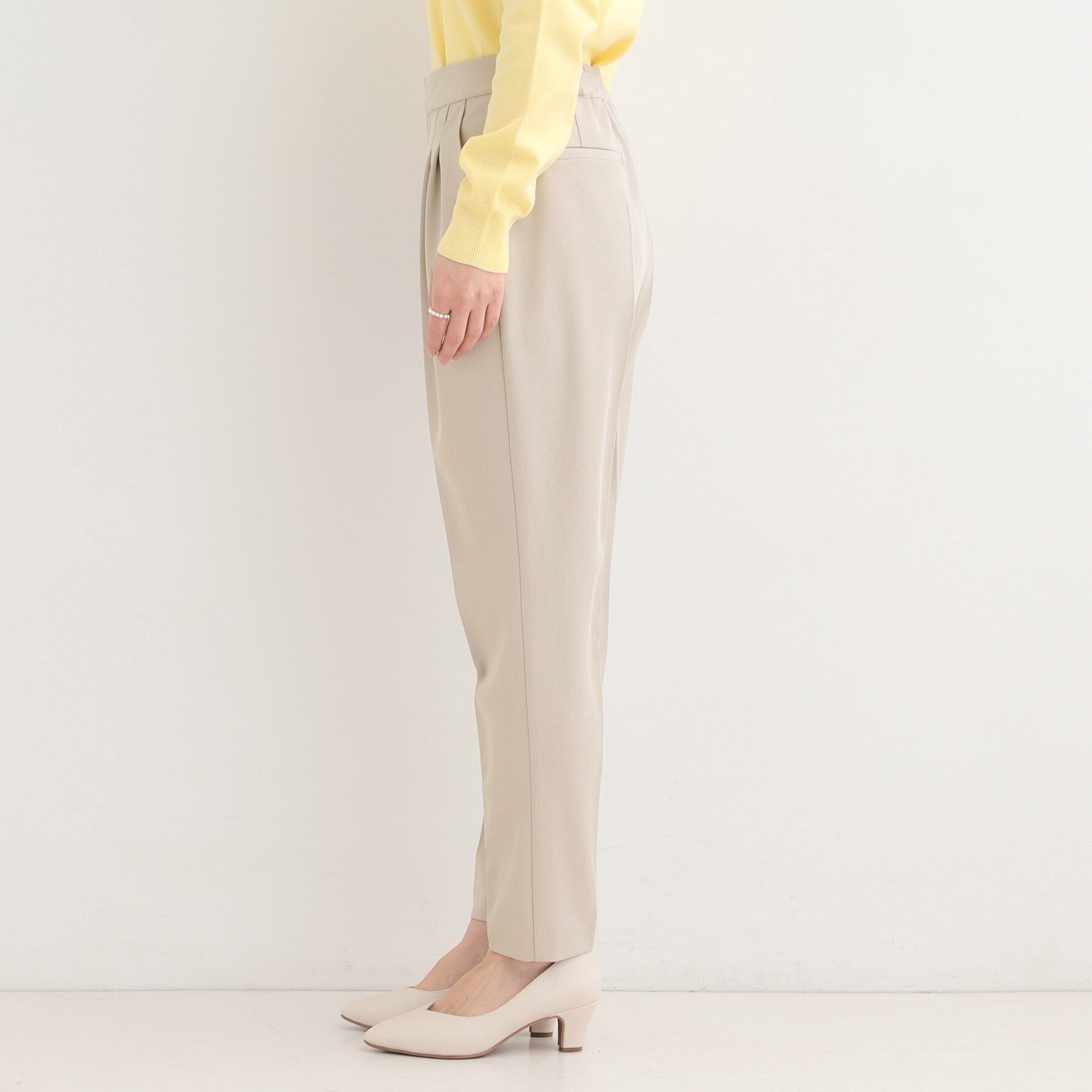 SHOO･LA･RUE「【洗濯機可/イージーケア/UV】2タックテーパードパンツ」|その他|