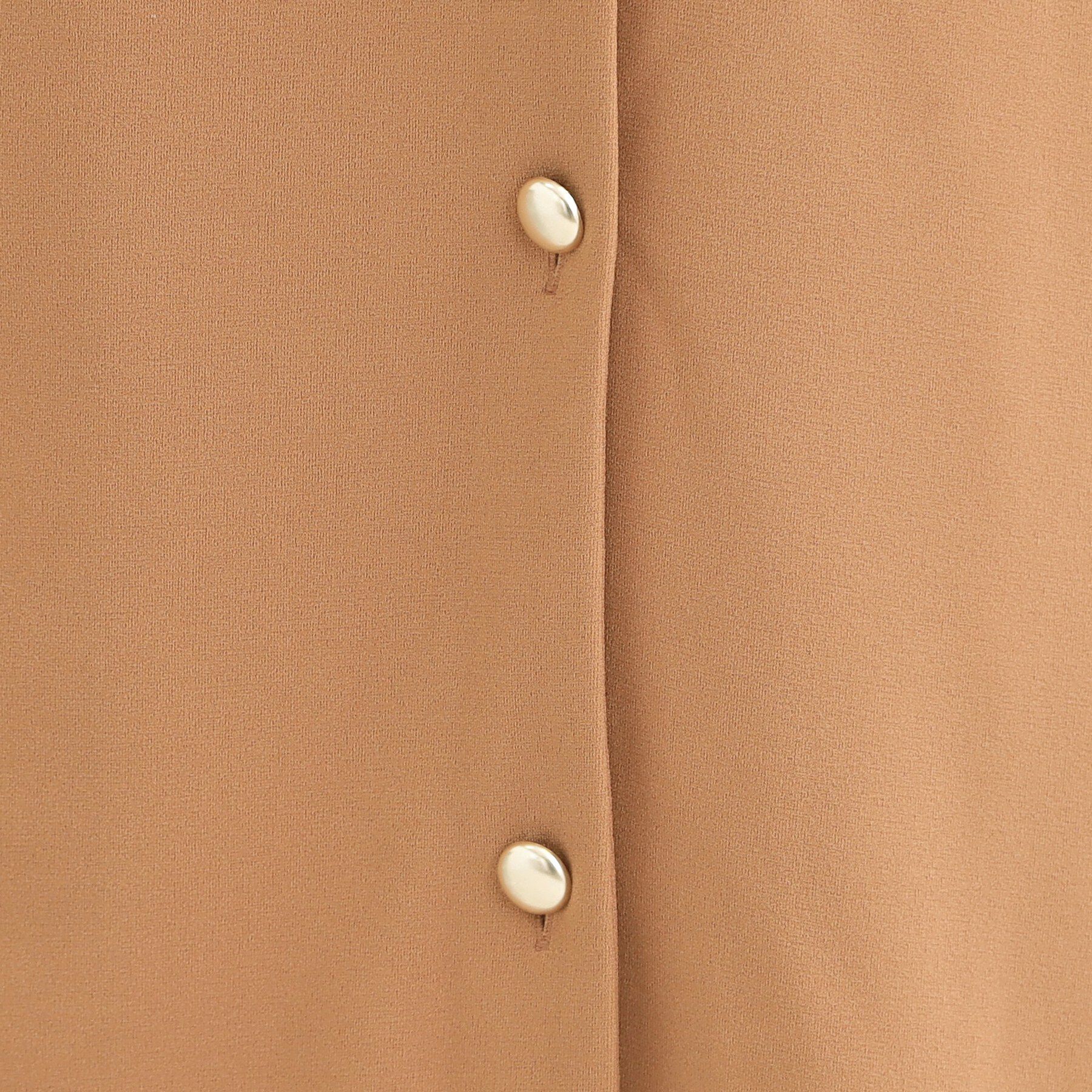 SHOO･LA･RUE「【2点セット/洗濯機可/S-LL】ジレにもなるジャンスカ+5分袖Tシャツ」|ワンピース|