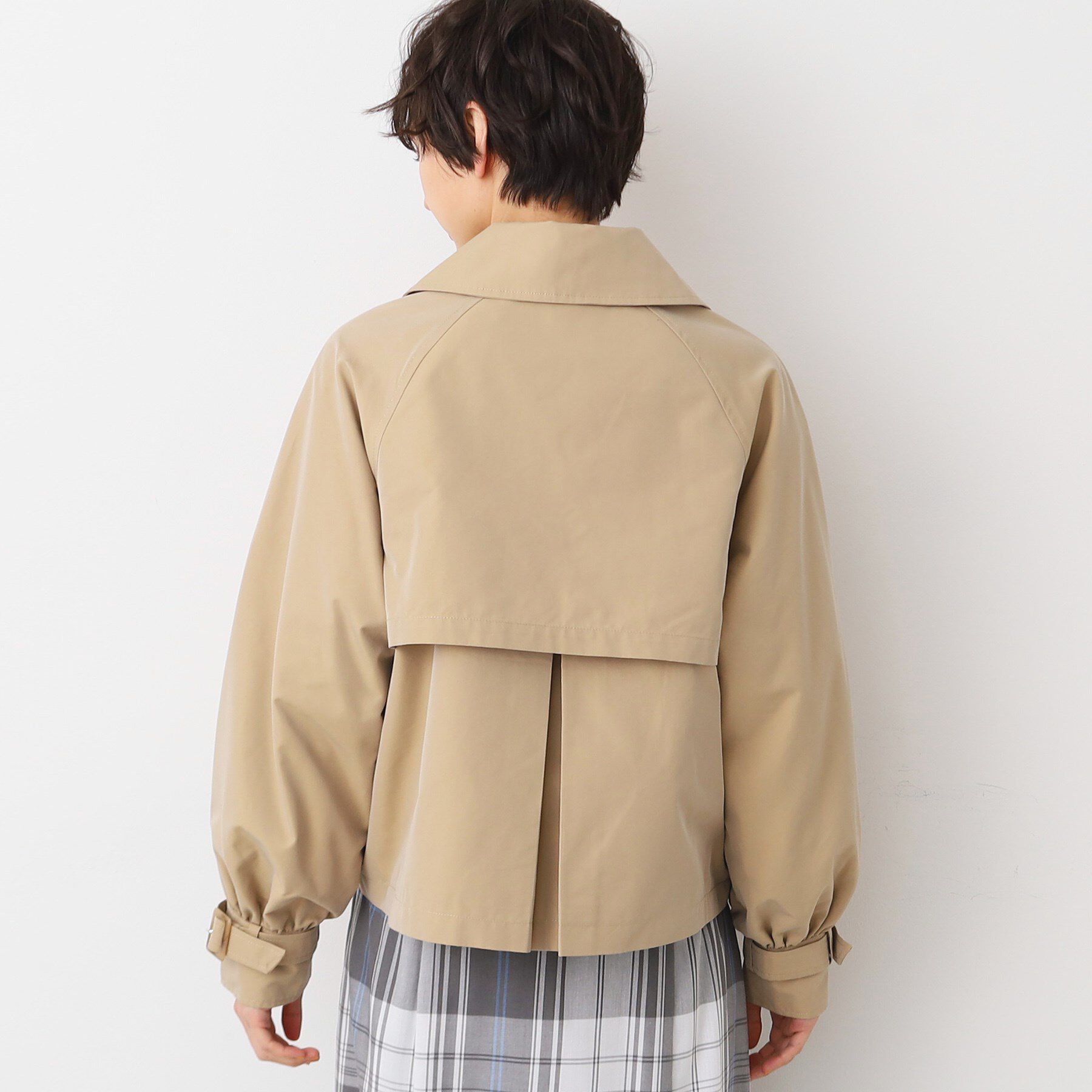 Dessin「【洗える】ショートトレンチジャケット」|テーラードジャケット|