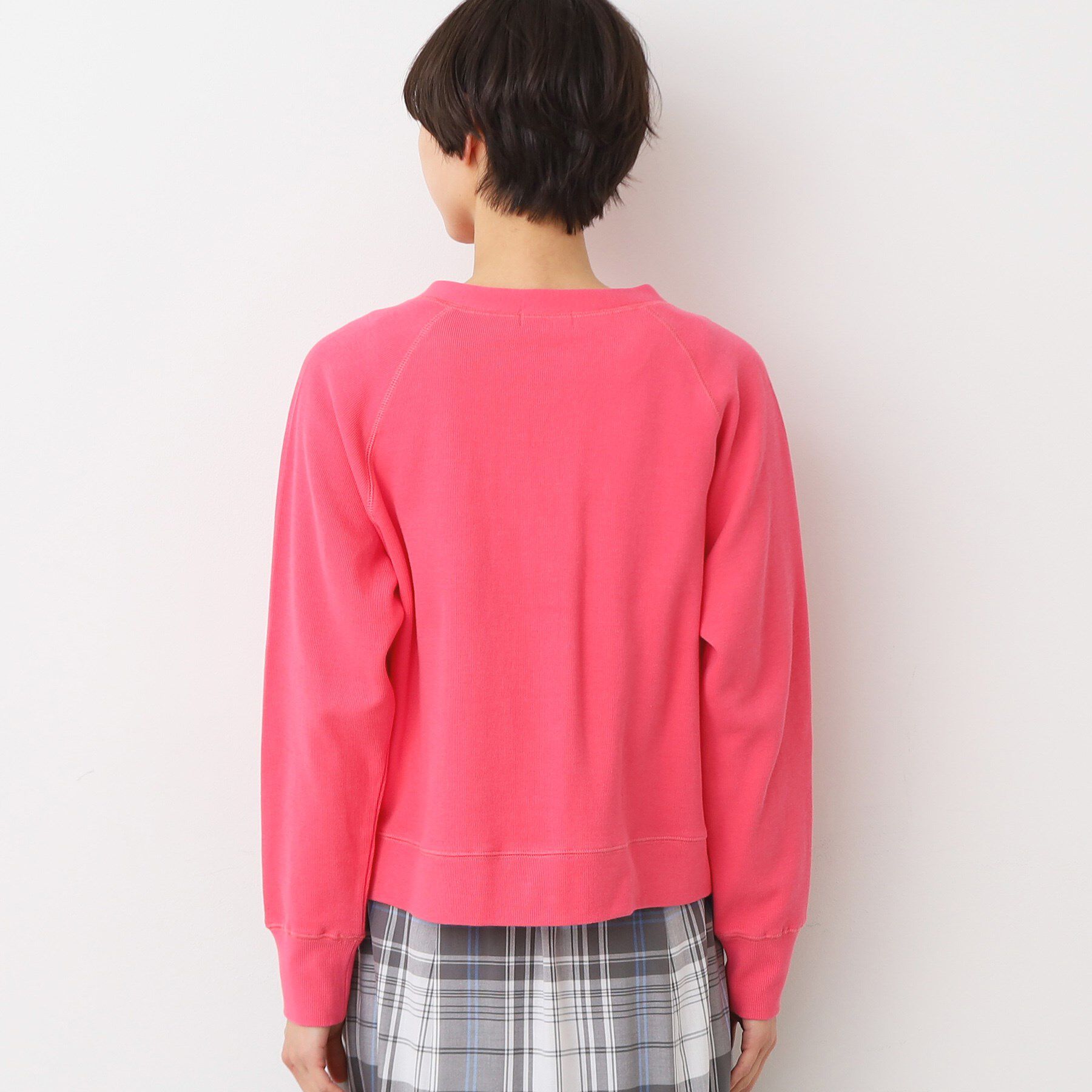 Dessin「【洗える】コットンジャージVネックカーディガン」|カーディガン|