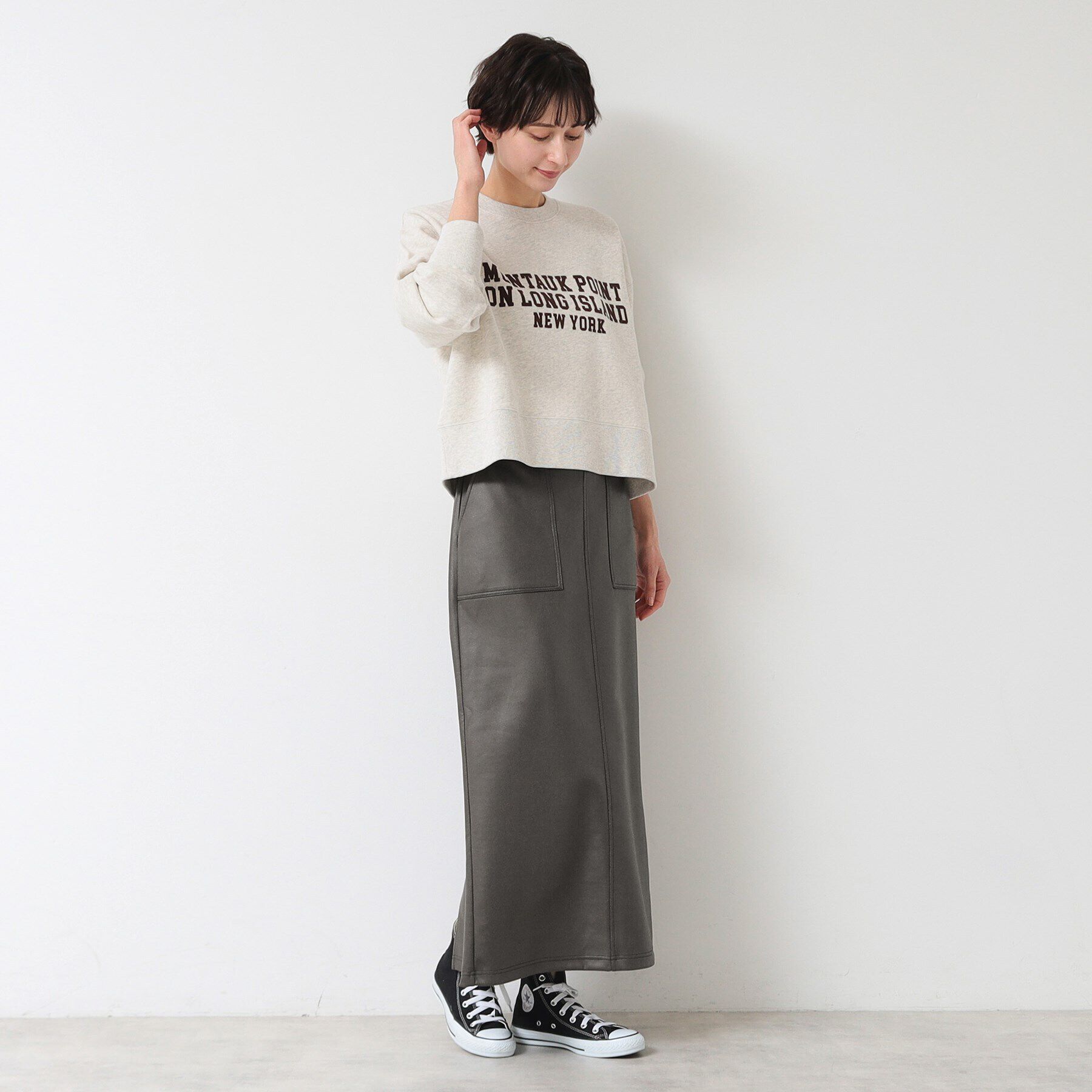 Dessin「【洗える】ベイカーポケット付ストレートスカート（S～L）」|スカート|