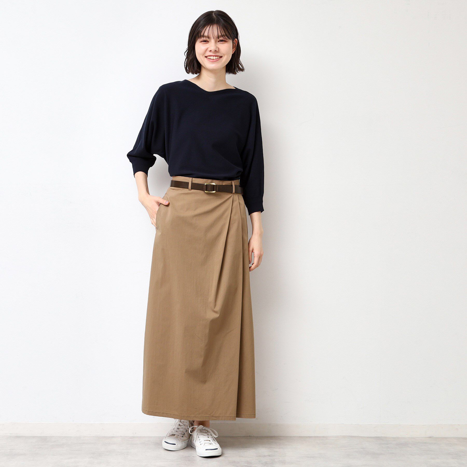 Dessin「【洗える】サイドタックロングスカート（S～L）」|スカート|