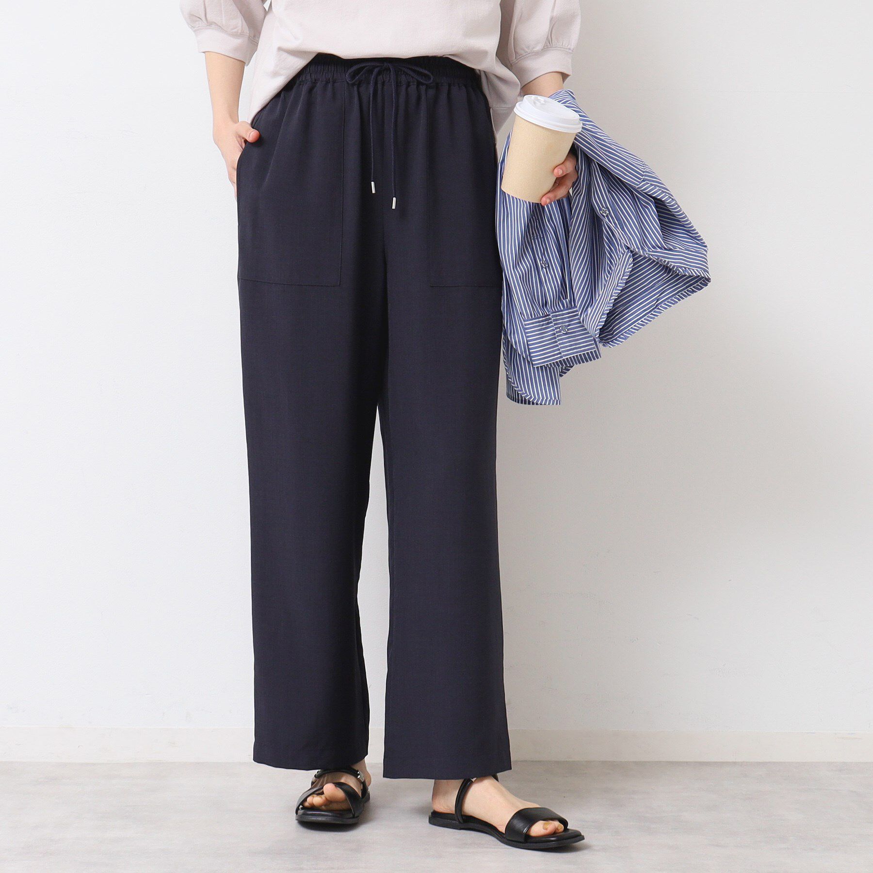 Dessin「【ウエストゴム】アウトポケット付きパンツ（XS～L）」|その他|