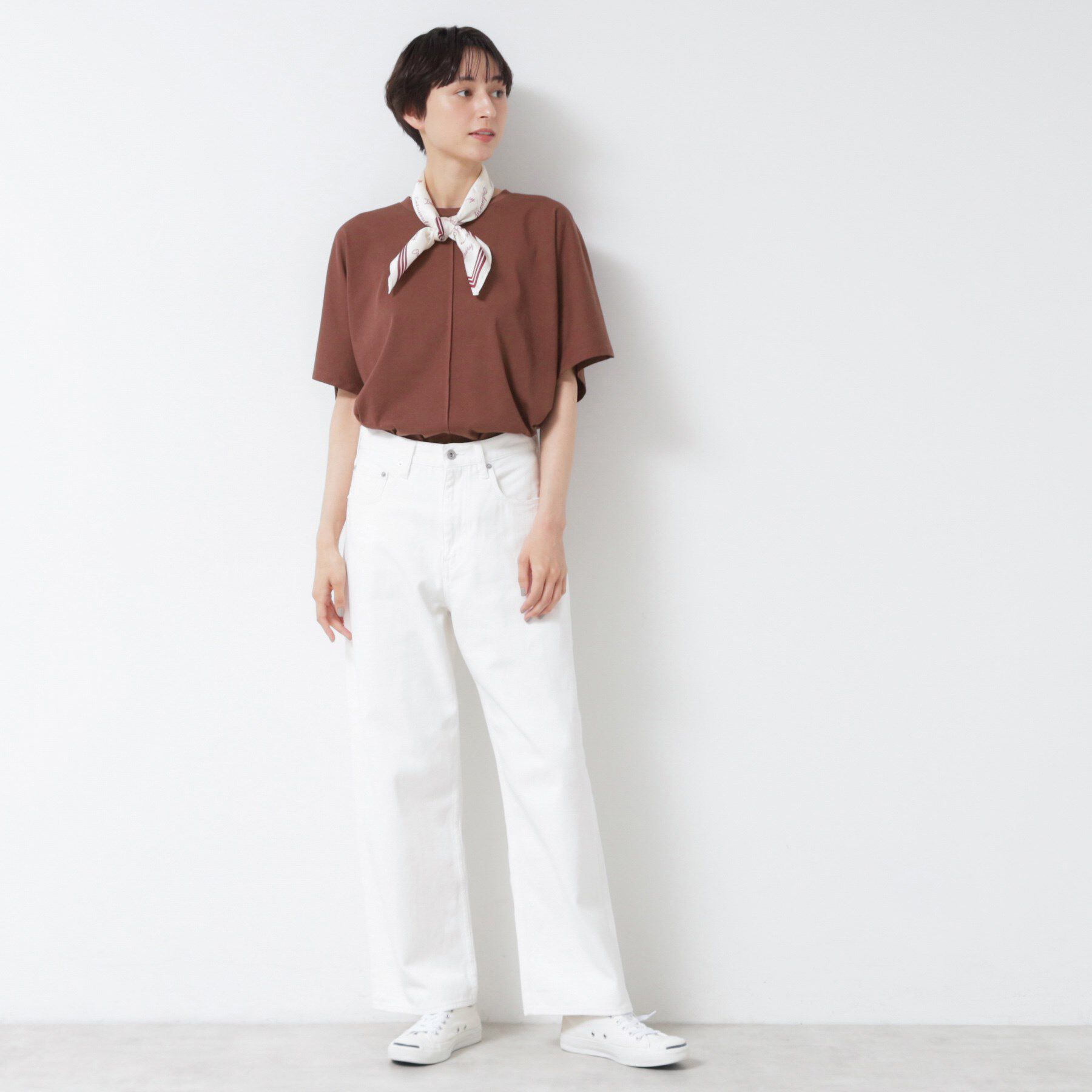 Dessin「【洗える】フレアカットソー」|Tシャツ・カットソー|