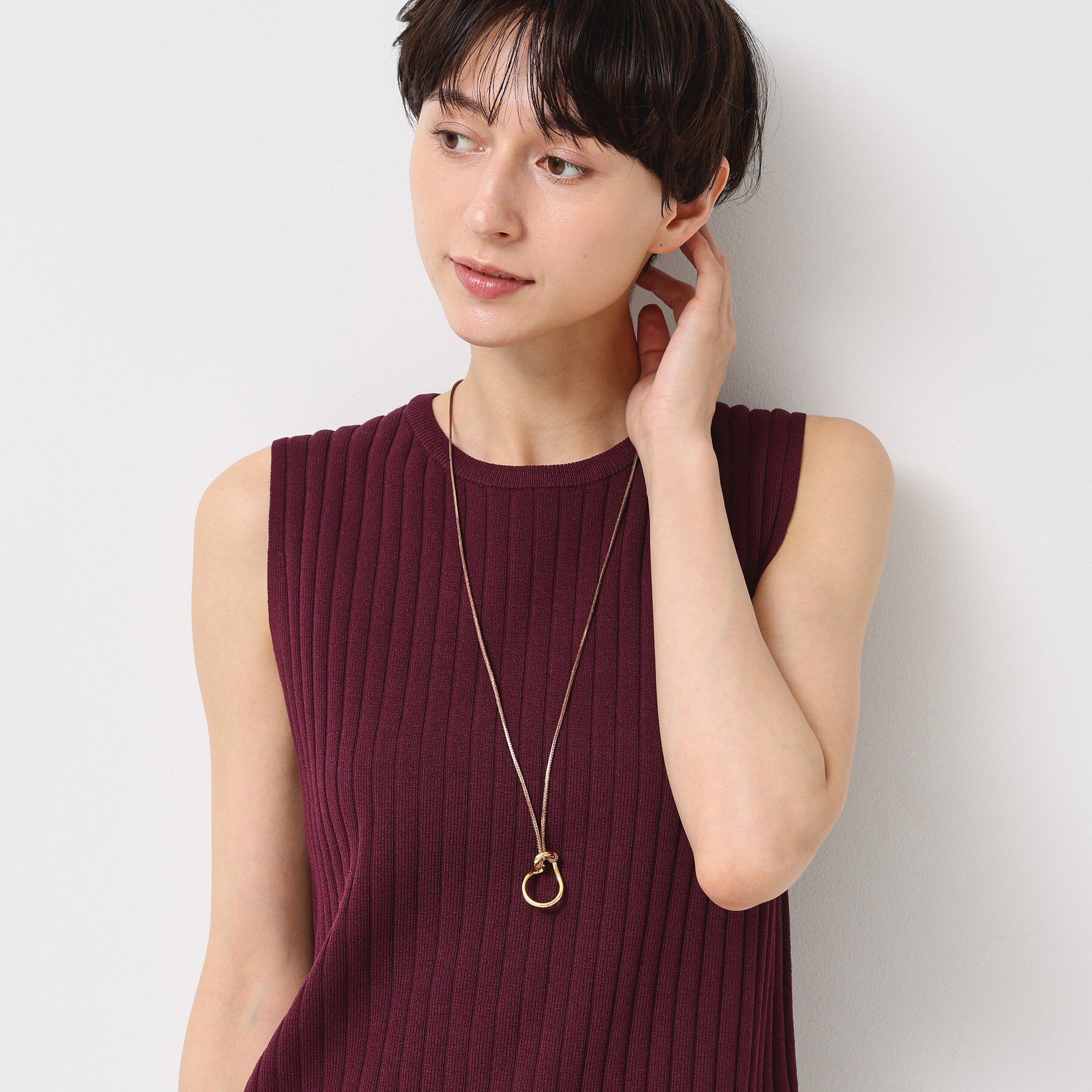 Dessin「メタルフレームコードネックレス」|ネックレス|
