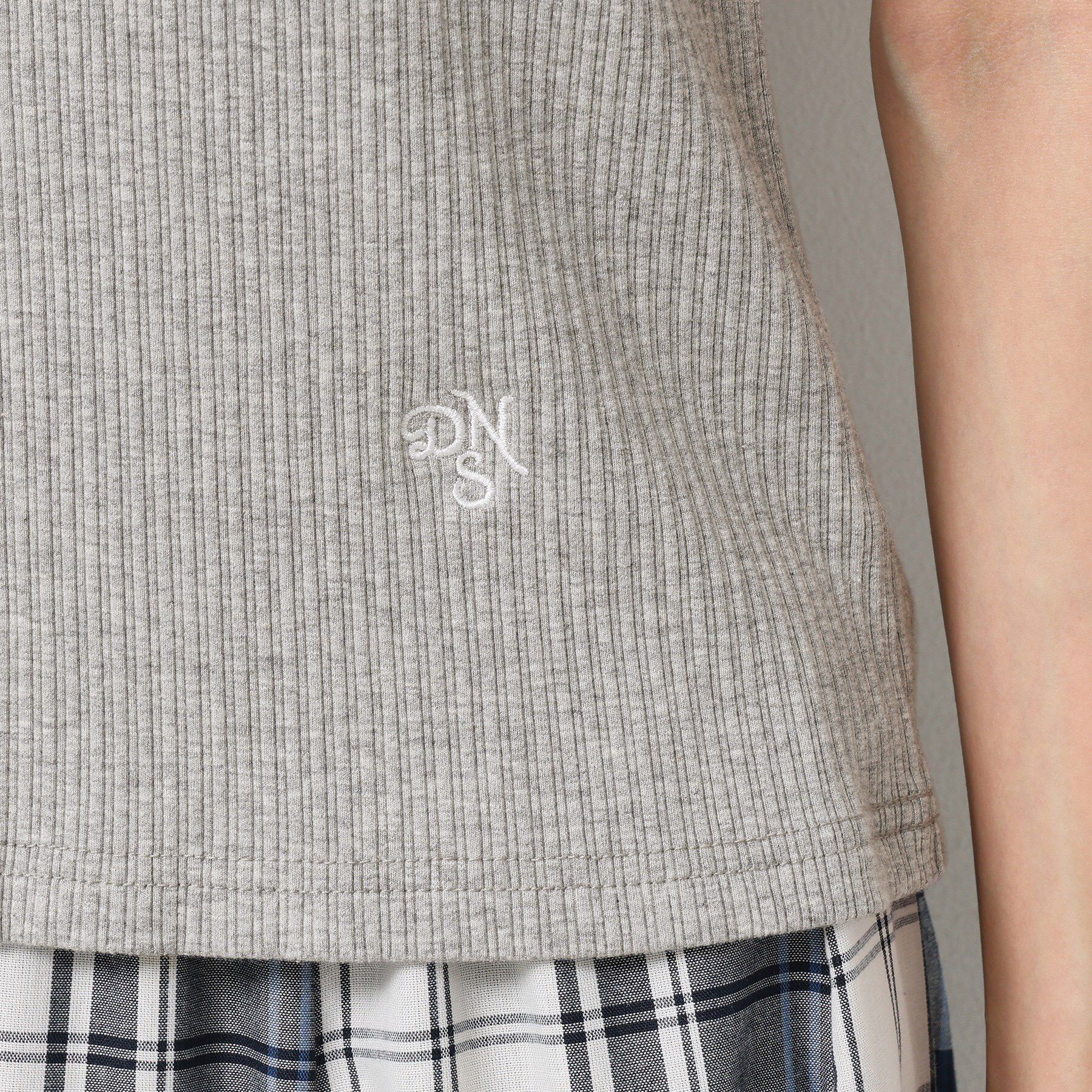 Dessin「【2WAY・洗える】リブタンクトップ」|キャミソール|